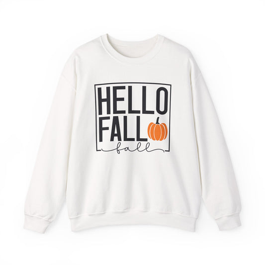 Hello Fall Cozy Fall Sweatshirt - Shirt Happens Graphics