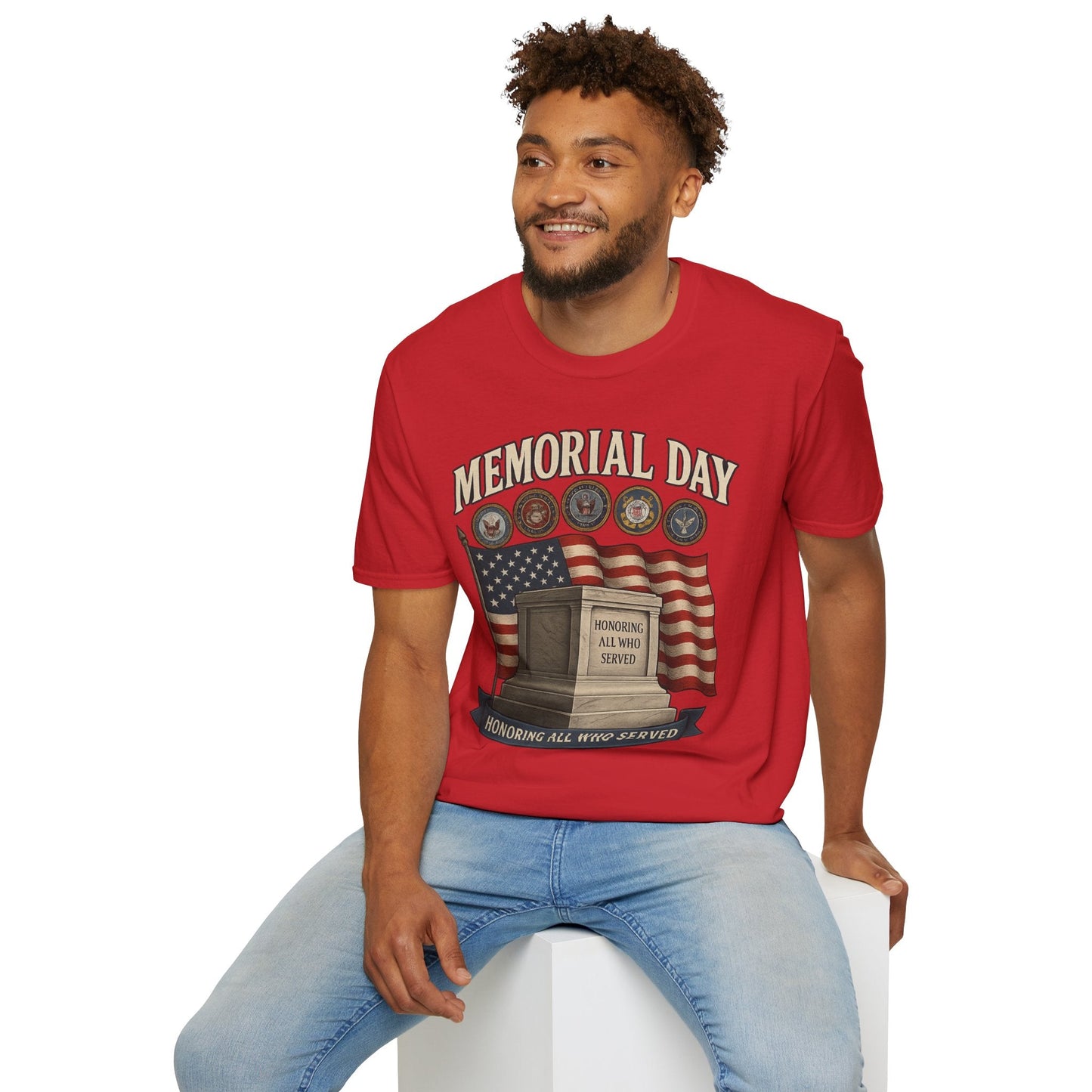 Memorial Day Tribute T-Shirt - Honoring All Who Served - Shirt Happens Graphics