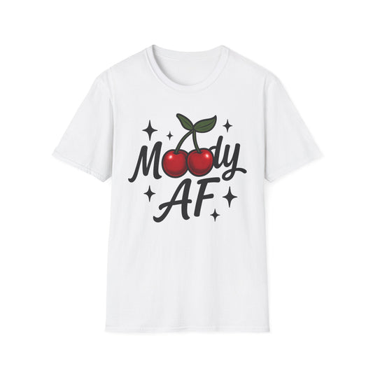 Moody AF T-Shirt | Cute Cherry Graphic Tee - Shirt Happens Graphics