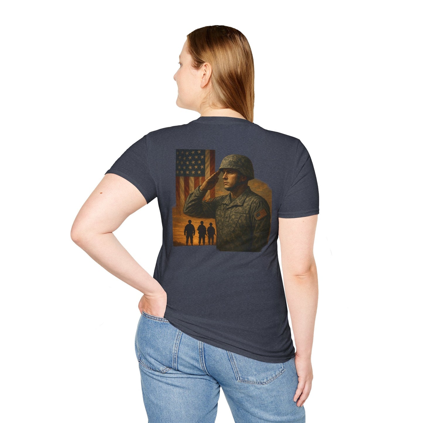 Patriotic Military Tribute - Tee - Shirt Happens Graphics