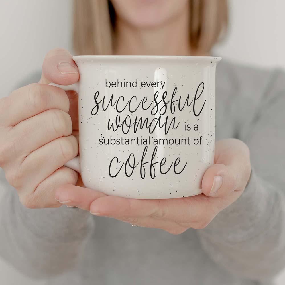 Successful Woman 14.5oz - Shirt Happens Graphics