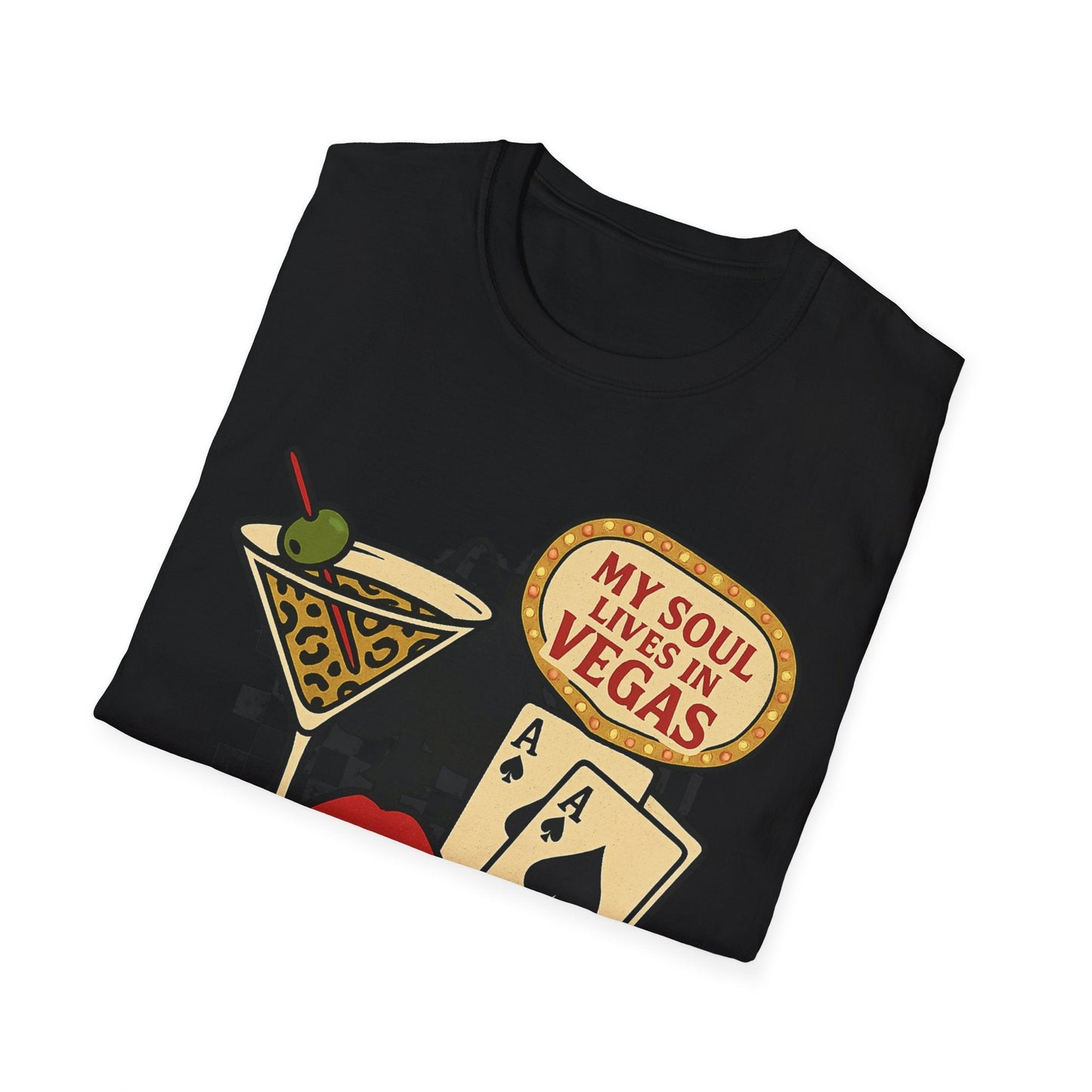 Vegas Vibes 'My Soul Lives in Vegas' - Graphic Tee - Shirt Happens Graphics