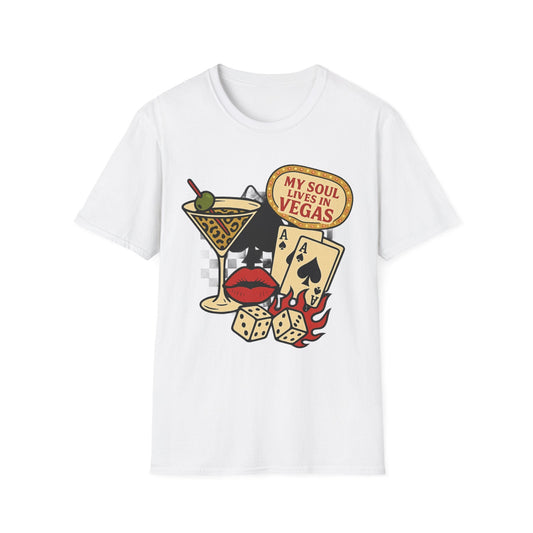 Vegas Vibes 'My Soul Lives in Vegas' - Graphic Tee - Shirt Happens Graphics