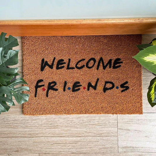 Welcome Friends Doormat - Shirt Happens Graphics