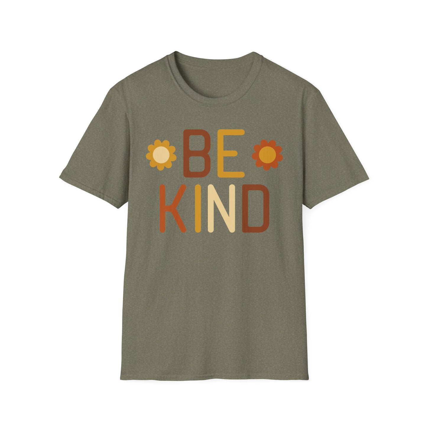 Be Kind Unisex Softstyle T-Shirt - Positive Vibes Casual Wear