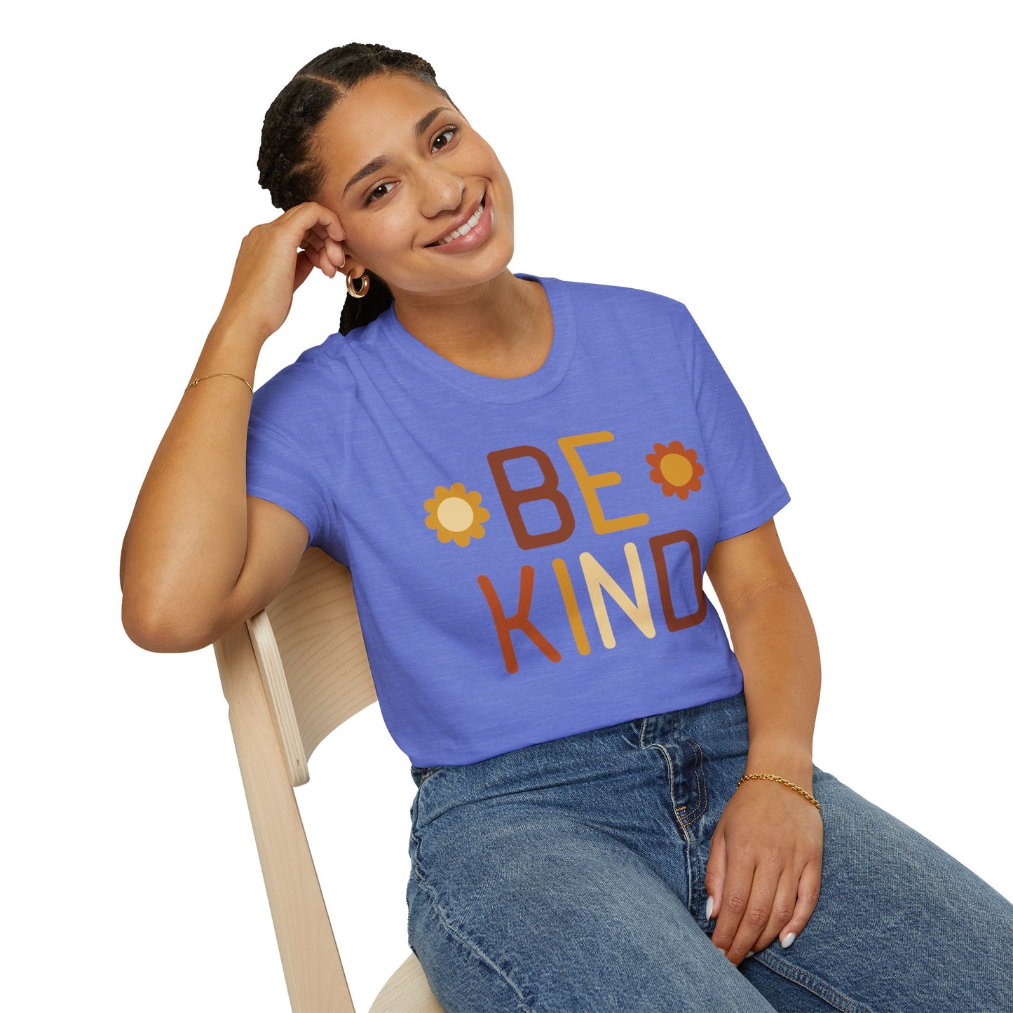 Be Kind Unisex Softstyle T-Shirt - Positive Vibes Casual Wear