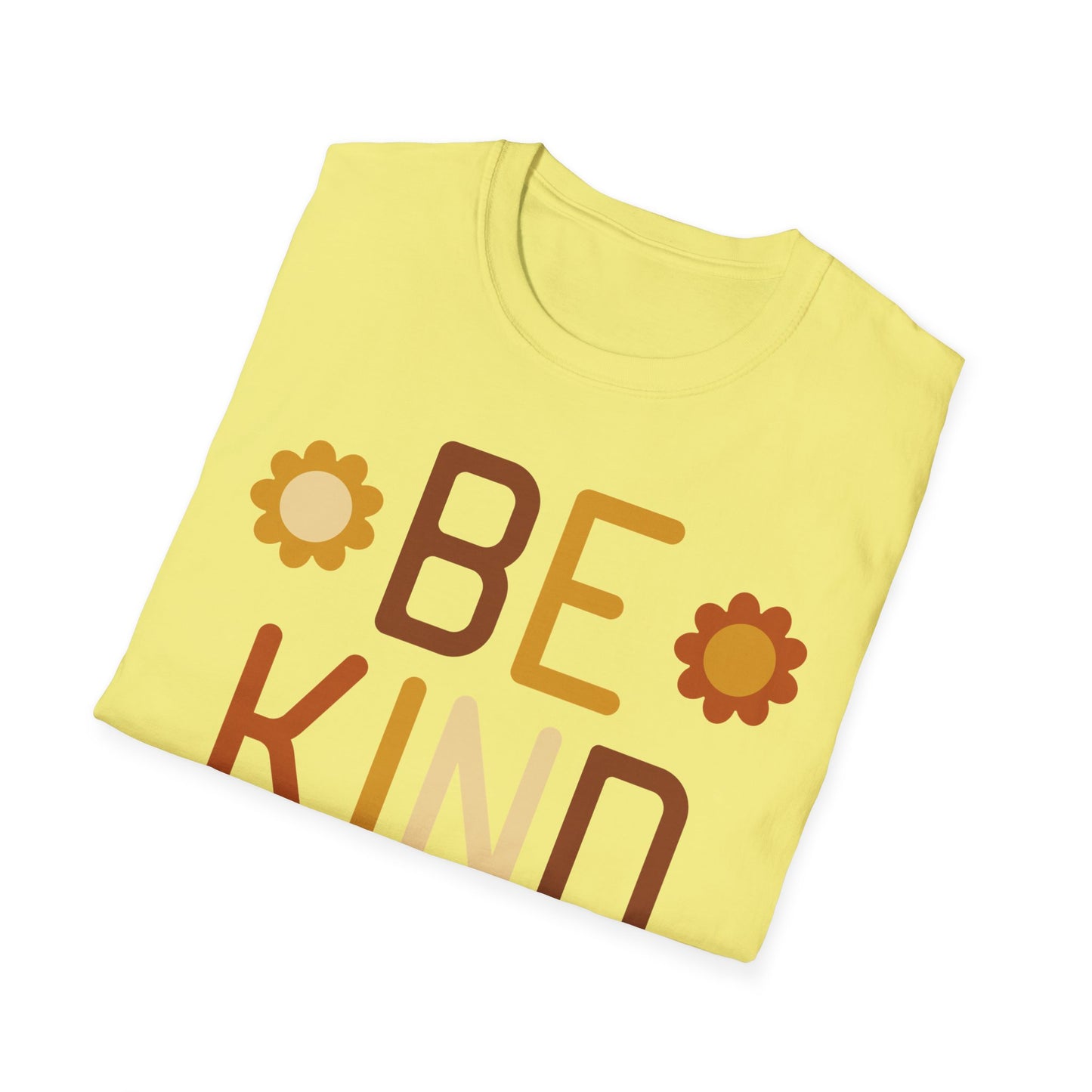 Be Kind Unisex Softstyle T-Shirt - Positive Vibes Casual Wear