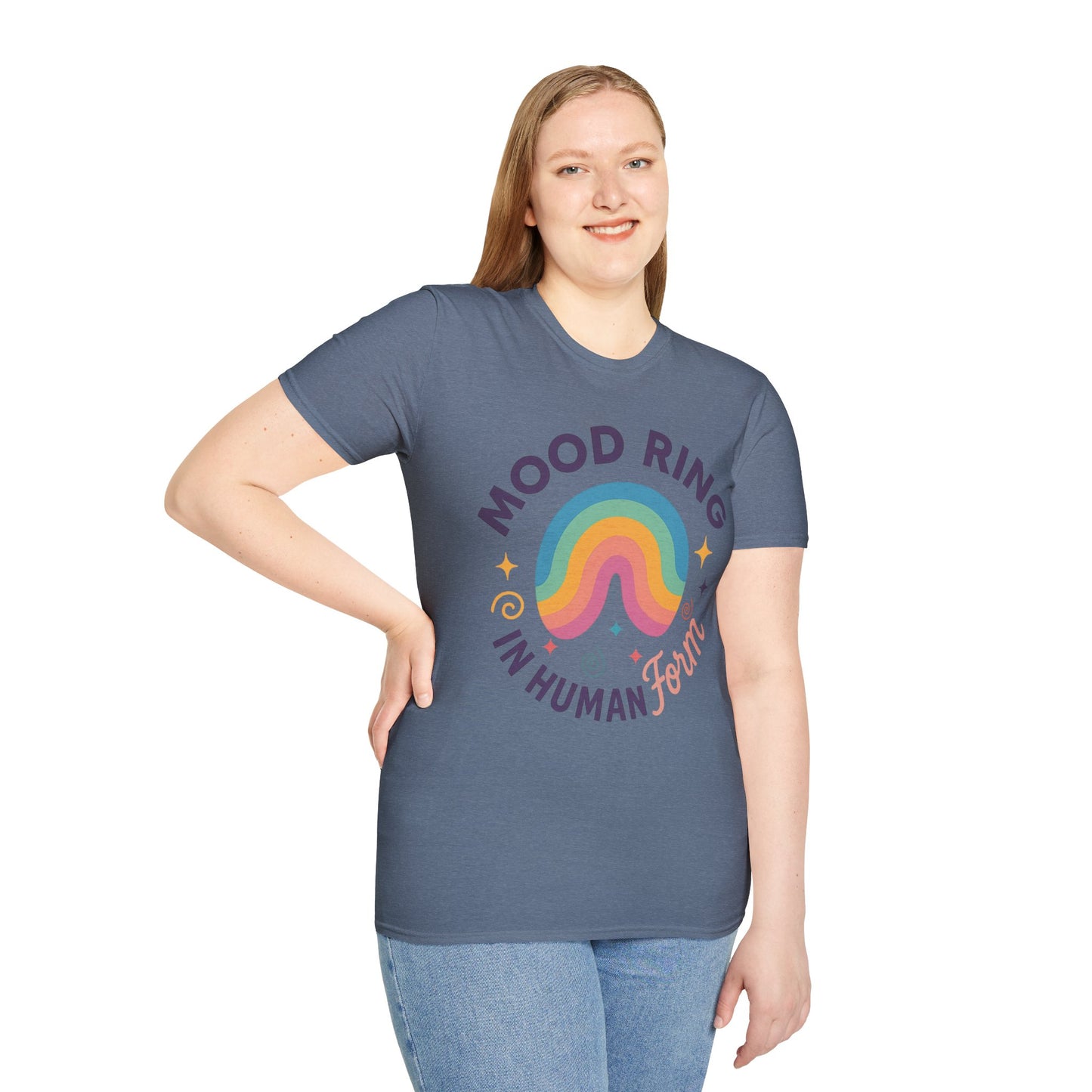 Mood Ring In Human Form -  Fun & Colorful Tee for Positive Vibes