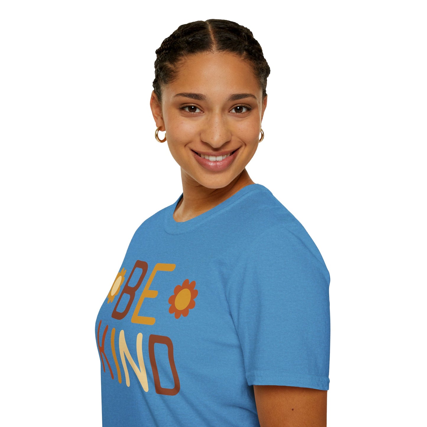 Be Kind Unisex Softstyle T-Shirt - Positive Vibes Casual Wear