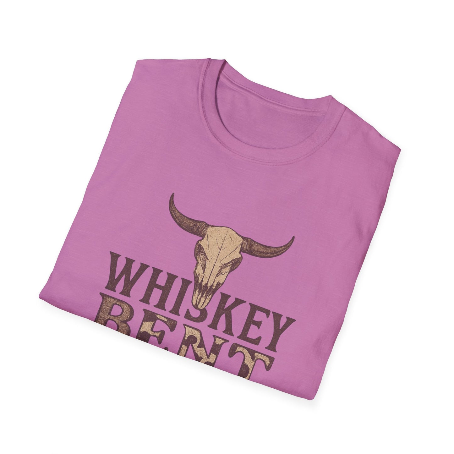 Whiskey Bent and Hell Bound Unisex Softstyle T-Shirt