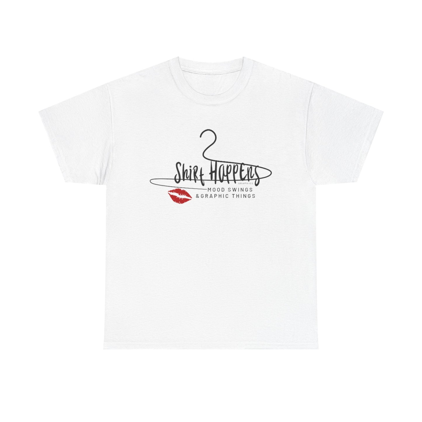 Unisex "Shirt Happens Graphics" Logo Tee (In White)
