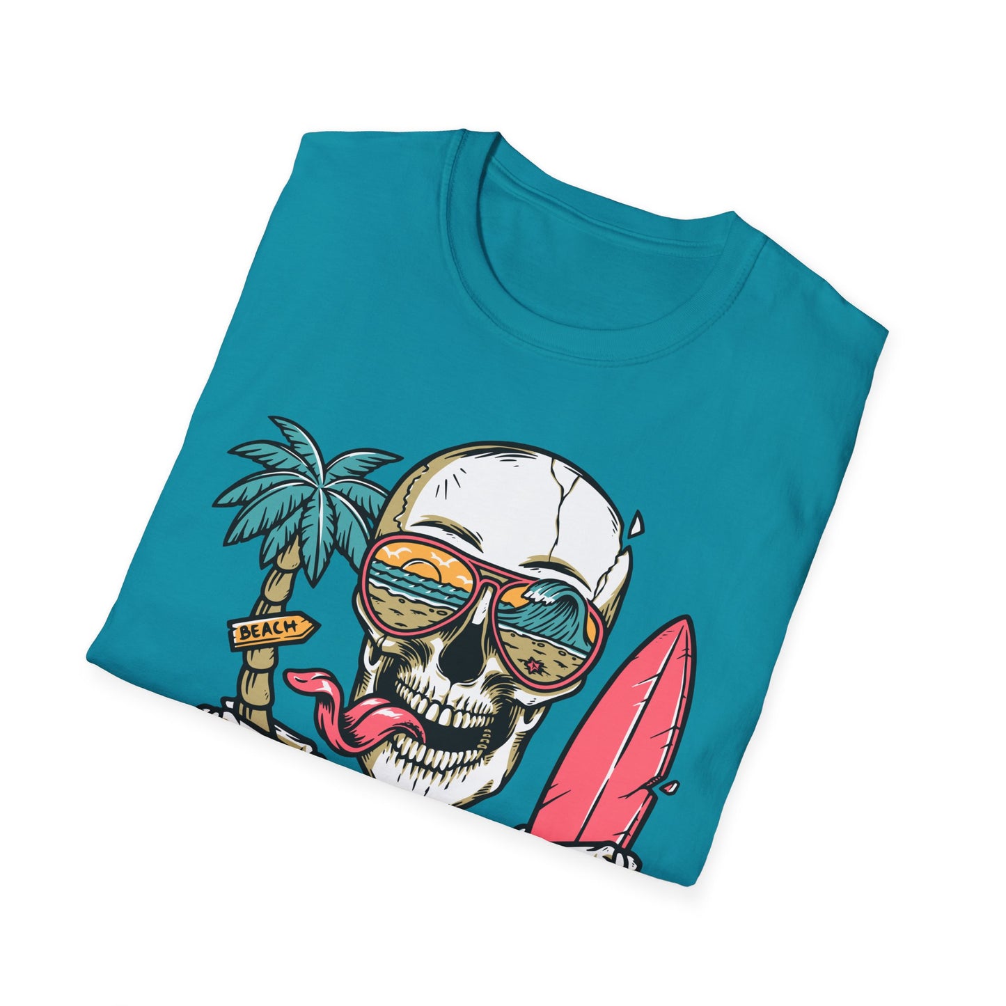 Beach Skull Graphic T-Shirt