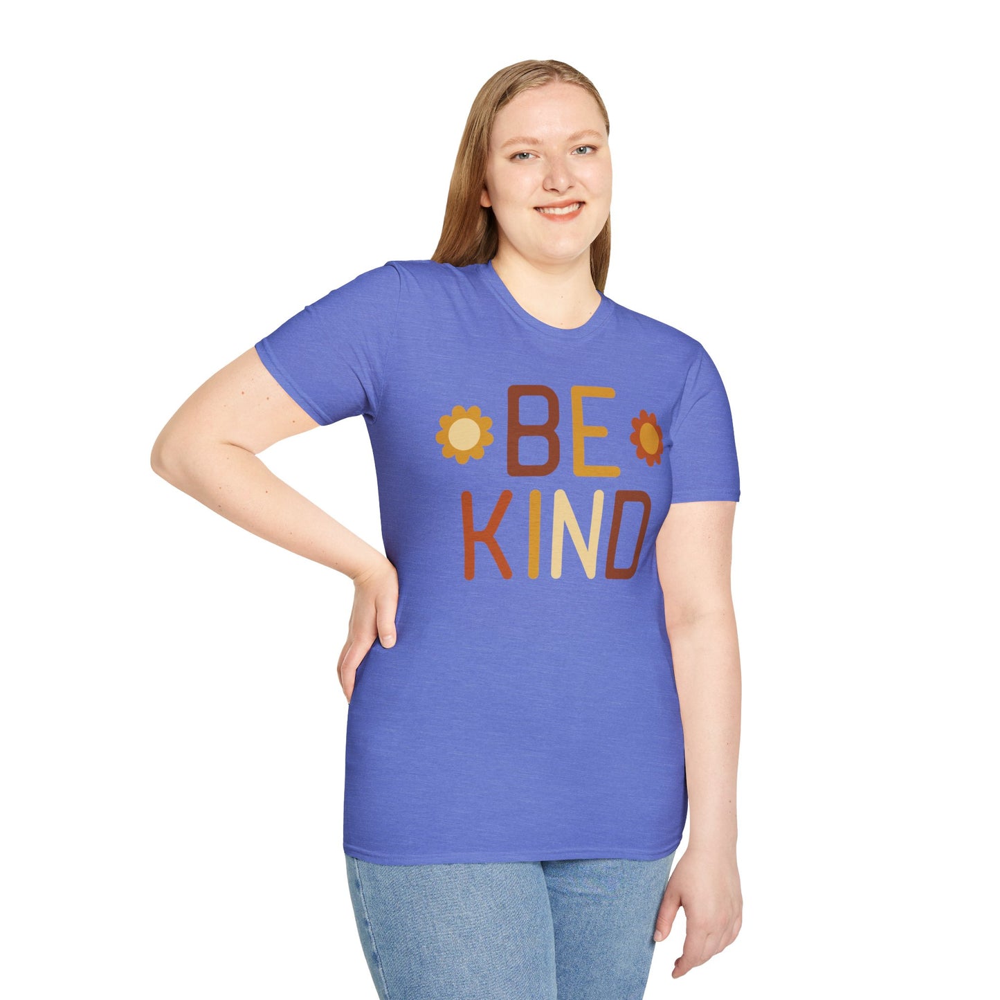 Be Kind Unisex Softstyle T-Shirt - Positive Vibes Casual Wear
