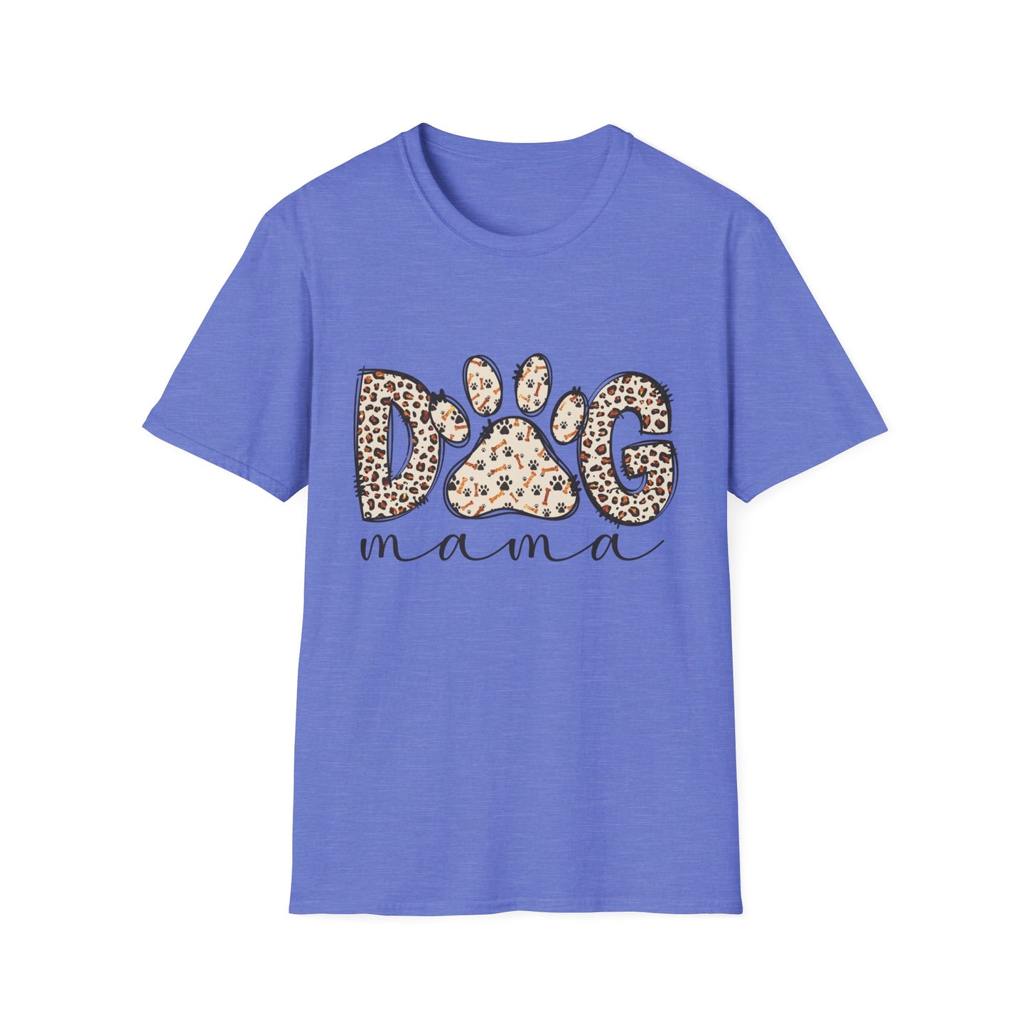 Dog Mama Leopard Print T-Shirt