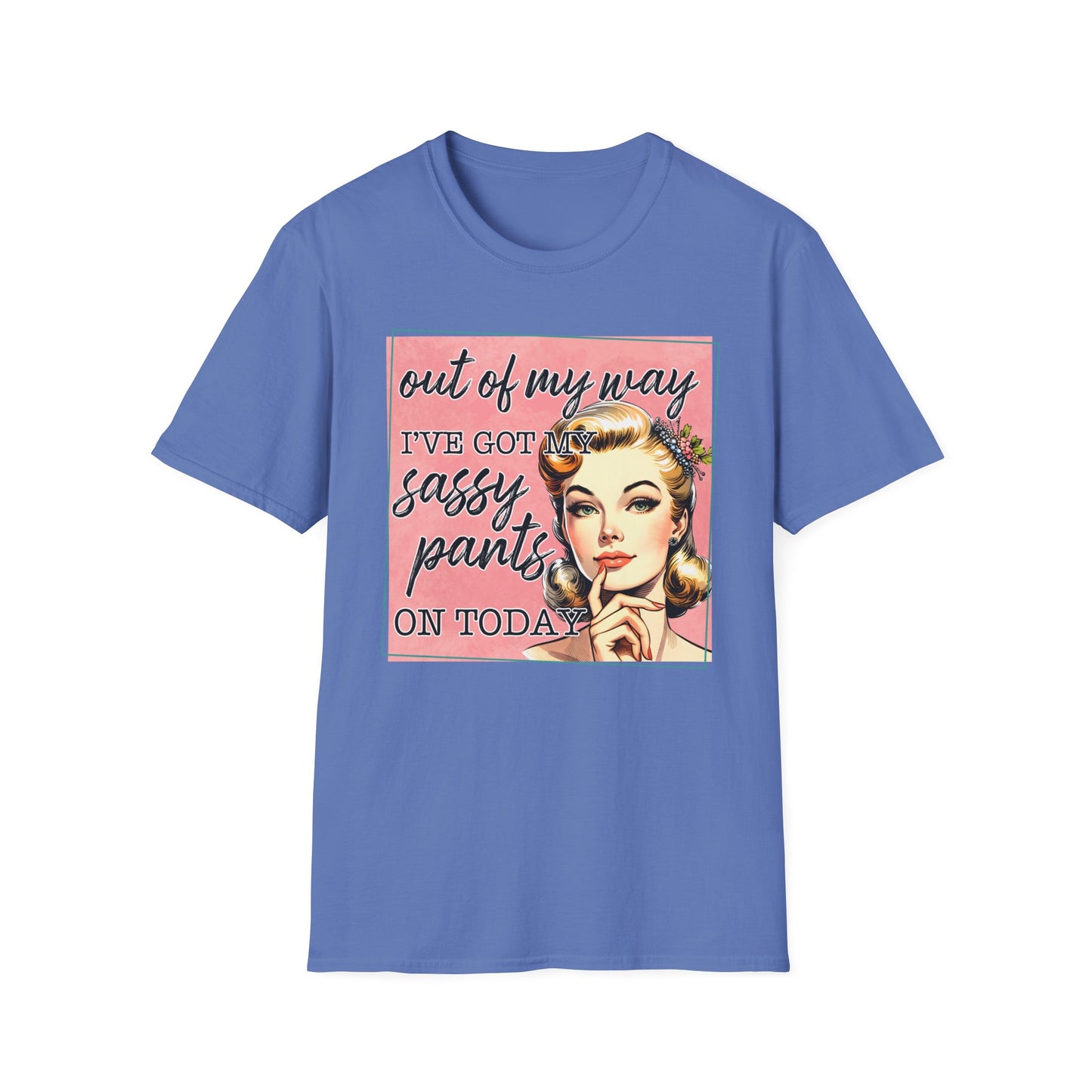 Sassy Pants Unisex Softstyle T-Shirt - Fun Retro Graphic Tee