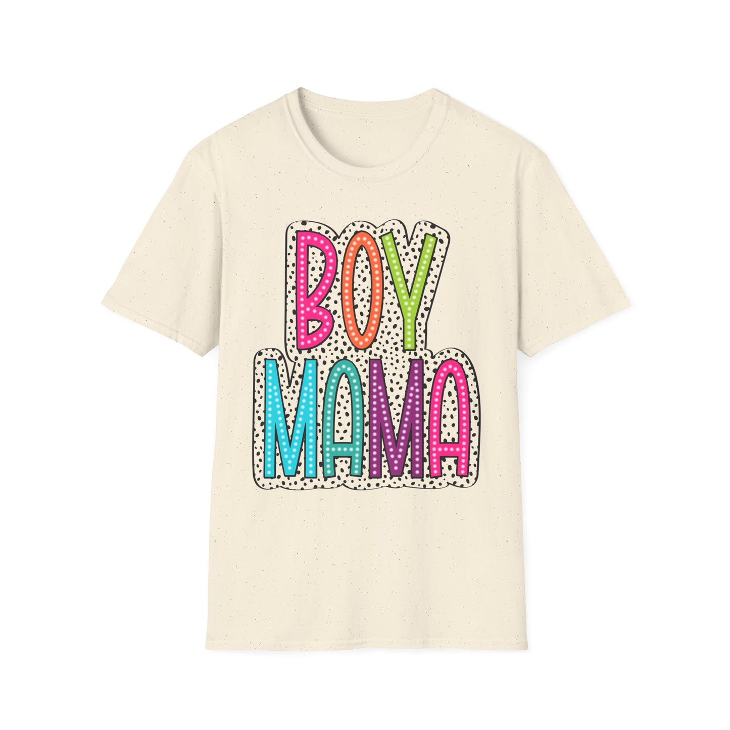 Boy Mama Colorful Graphic Tee for Moms