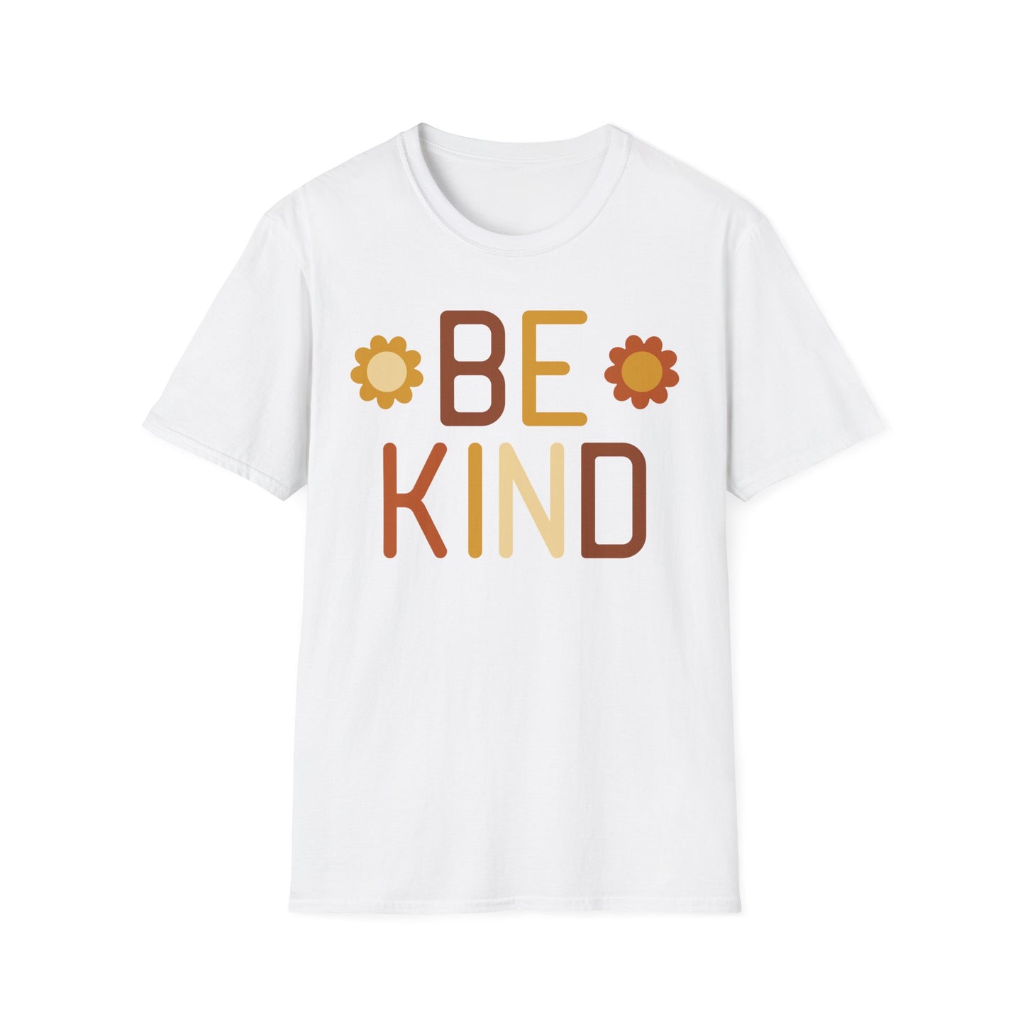 Be Kind Unisex Softstyle T-Shirt - Positive Vibes Casual Wear