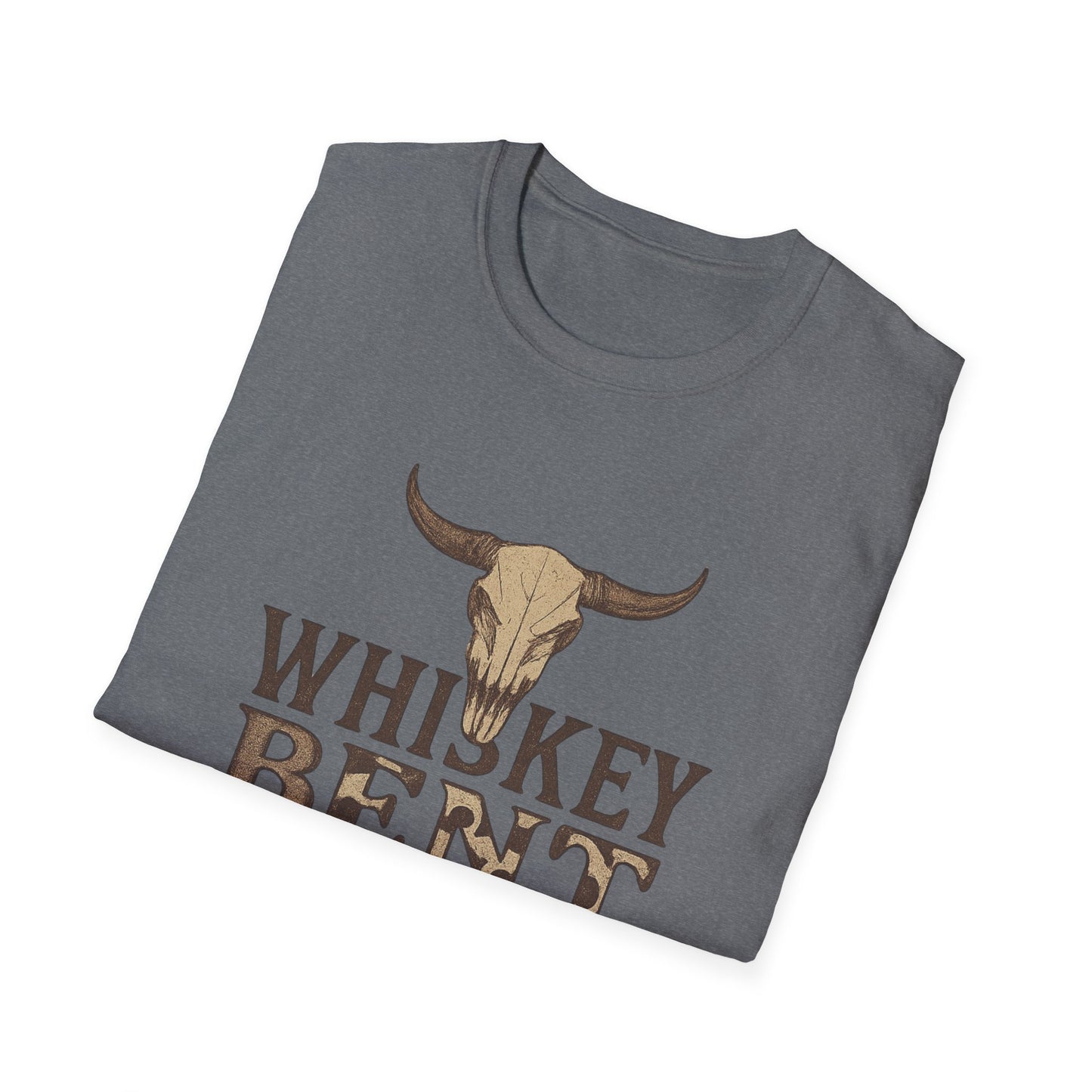 Whiskey Bent and Hell Bound Unisex Softstyle T-Shirt