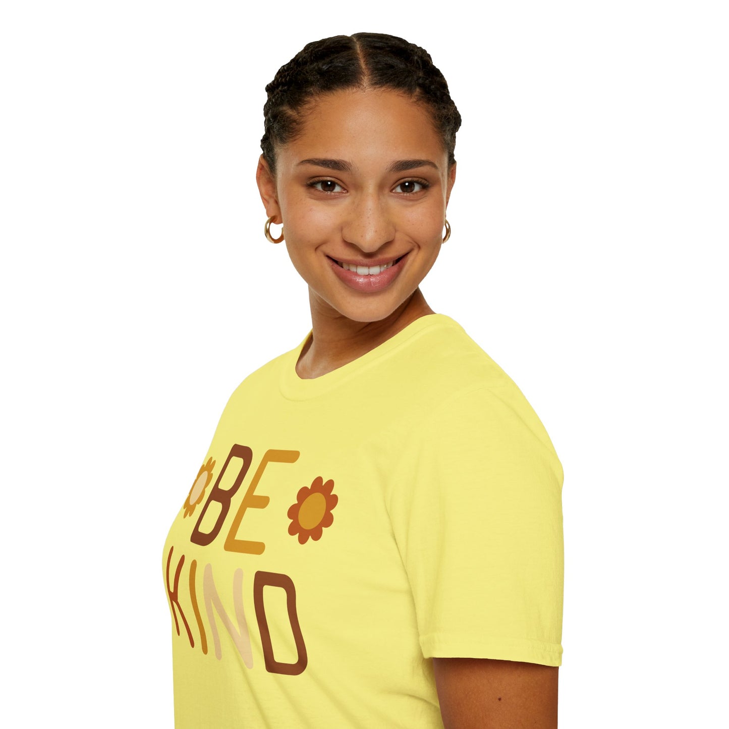 Be Kind Unisex Softstyle T-Shirt - Positive Vibes Casual Wear