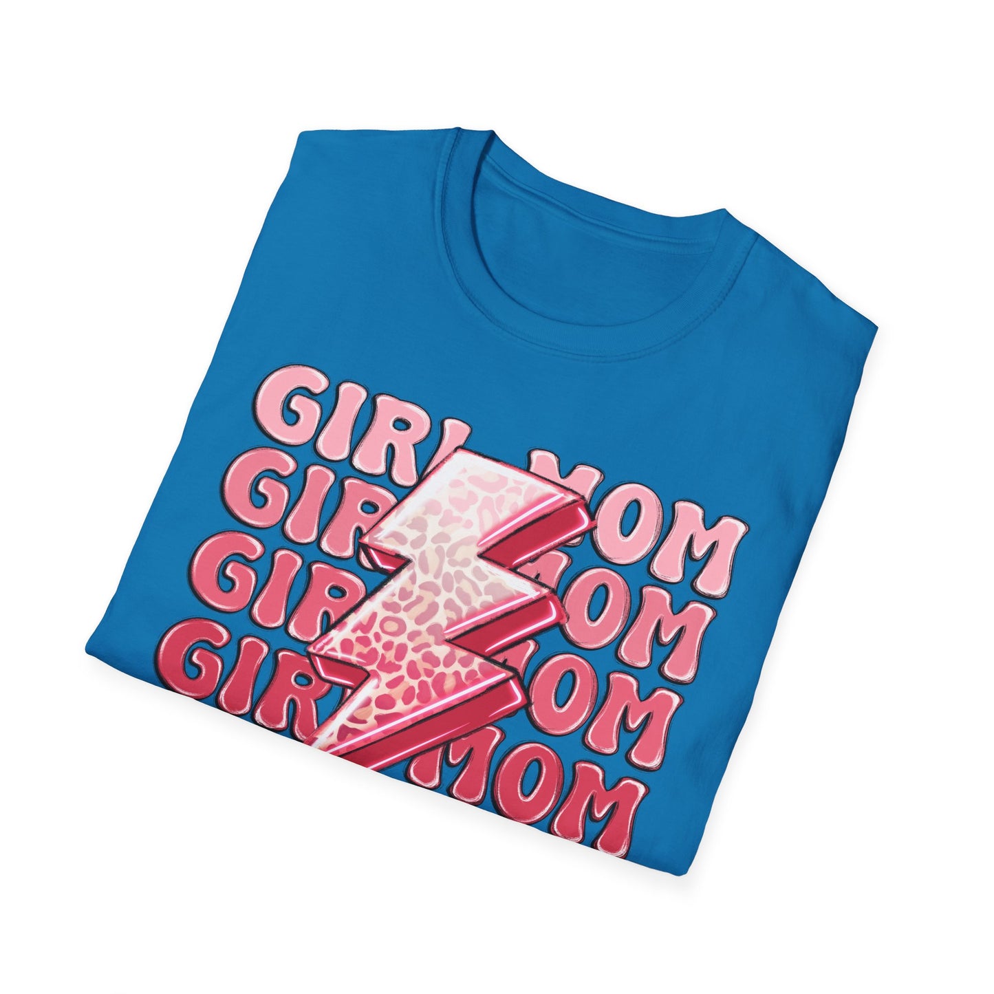 Girl Mom Softstyle T-Shirt - Trendy Casual Tee for Moms