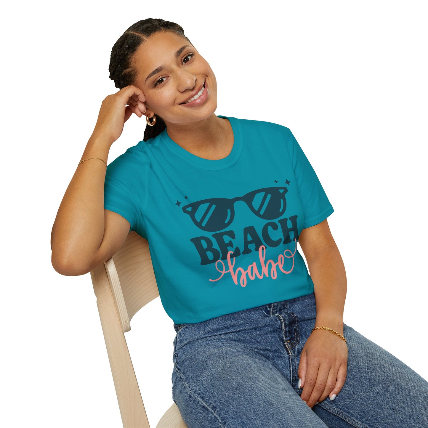 Beach Babe Unisex Softstyle T-Shirt - Perfect for Summer Vibes