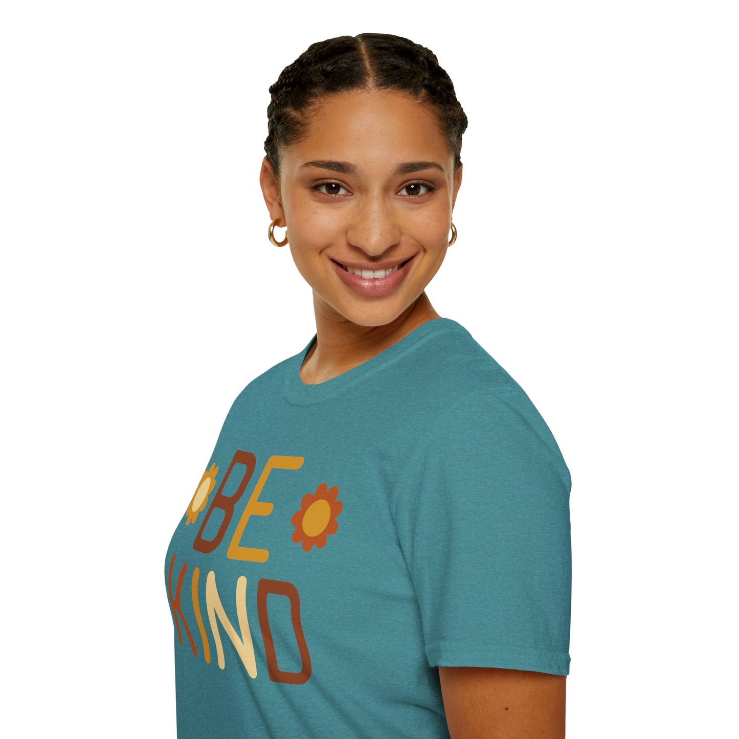 Be Kind Unisex Softstyle T-Shirt - Positive Vibes Casual Wear