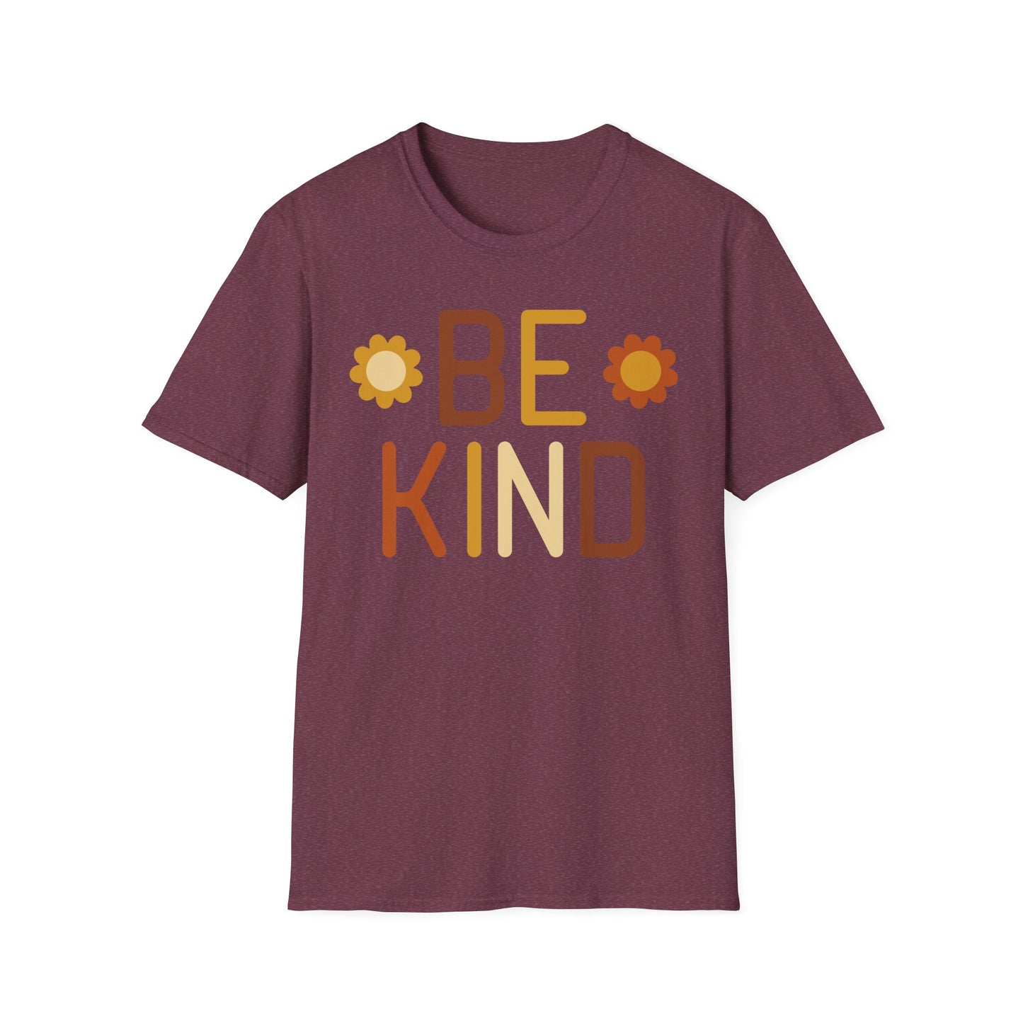 Be Kind Unisex Softstyle T-Shirt - Positive Vibes Casual Wear