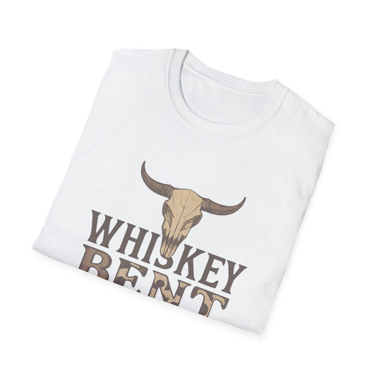 Whiskey Bent and Hell Bound Unisex Softstyle T-Shirt