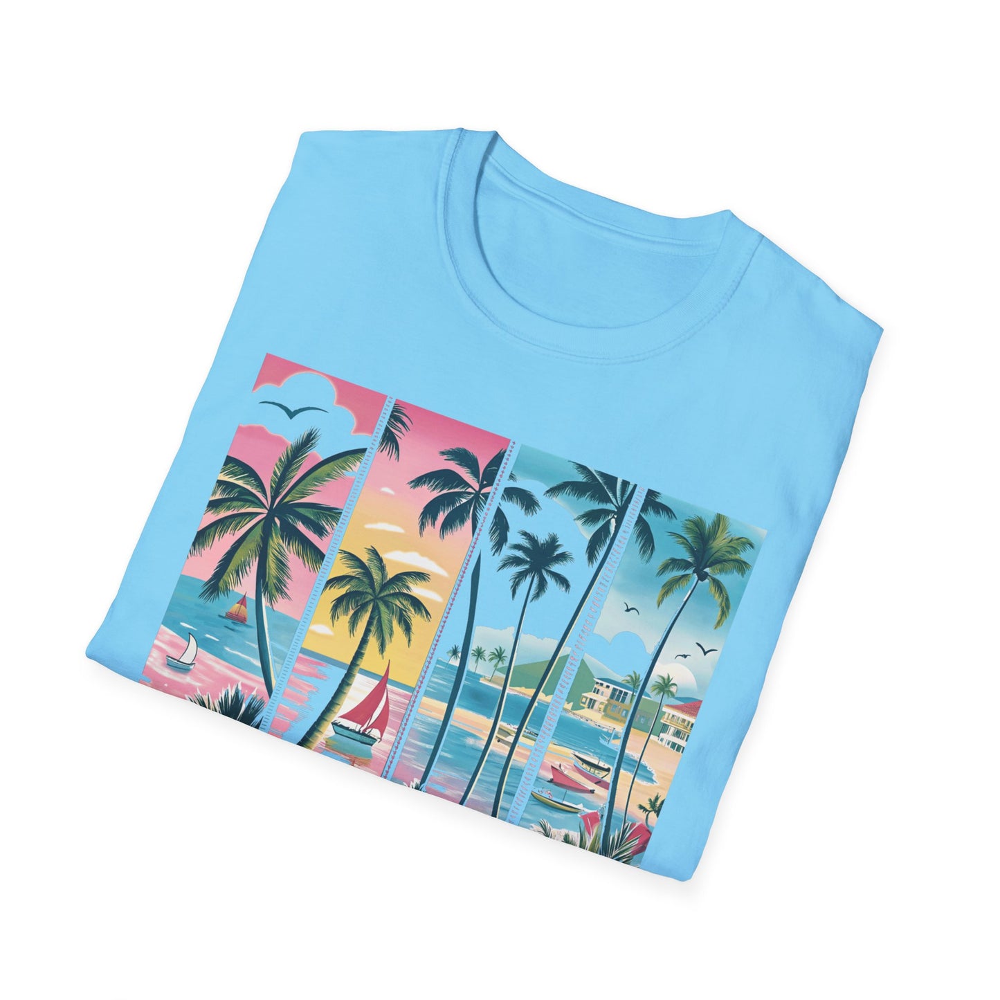 Salty Soul Tropical Vibe Tee for Beach Lovers