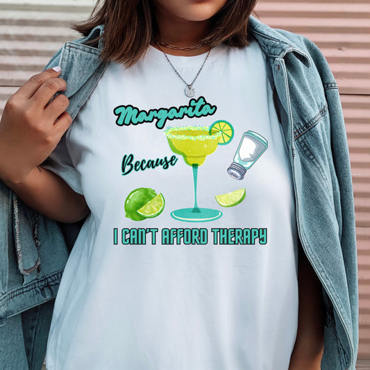 Margarita Therapy - Graphic Tee for Cocktail Lovers