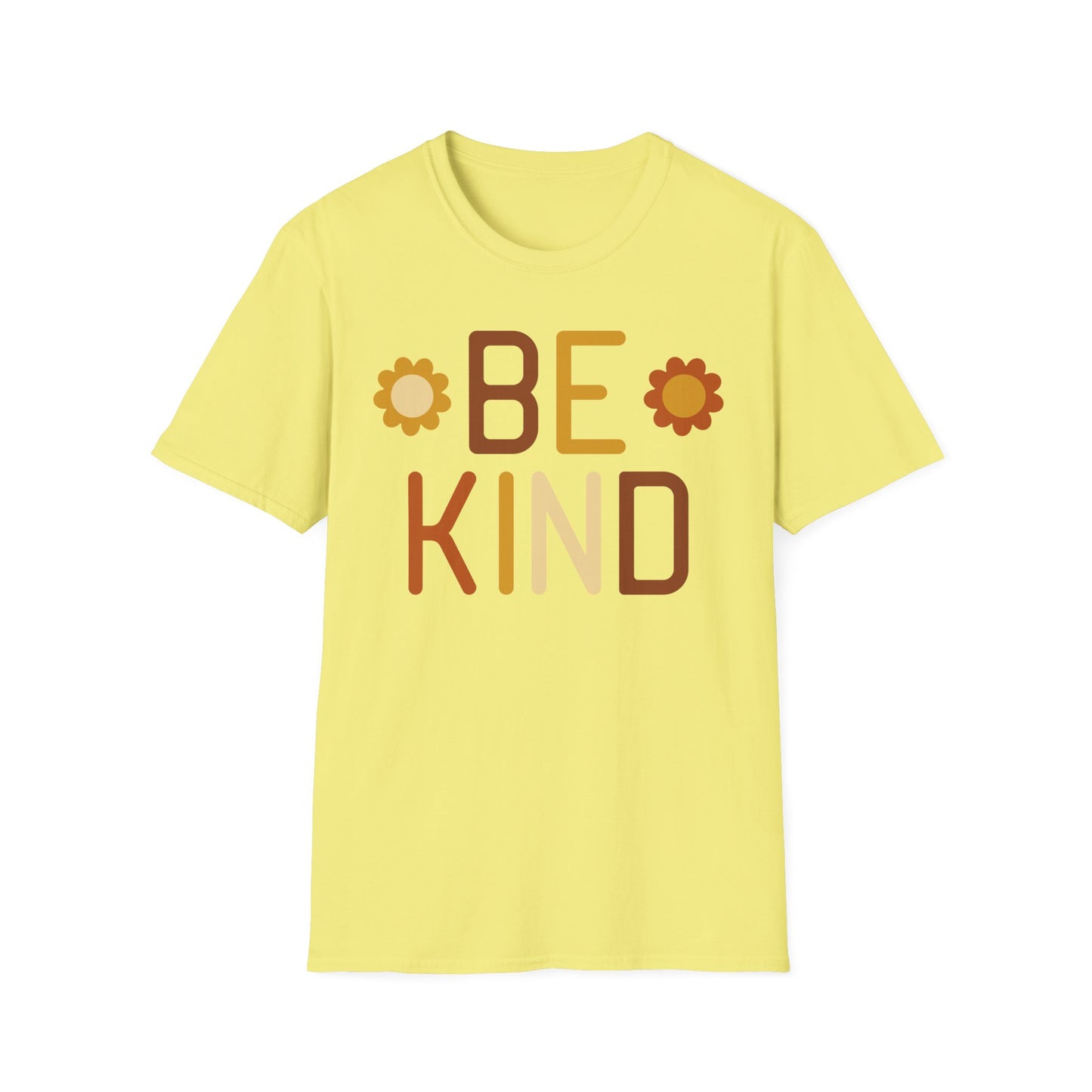 Be Kind Unisex Softstyle T-Shirt - Positive Vibes Casual Wear