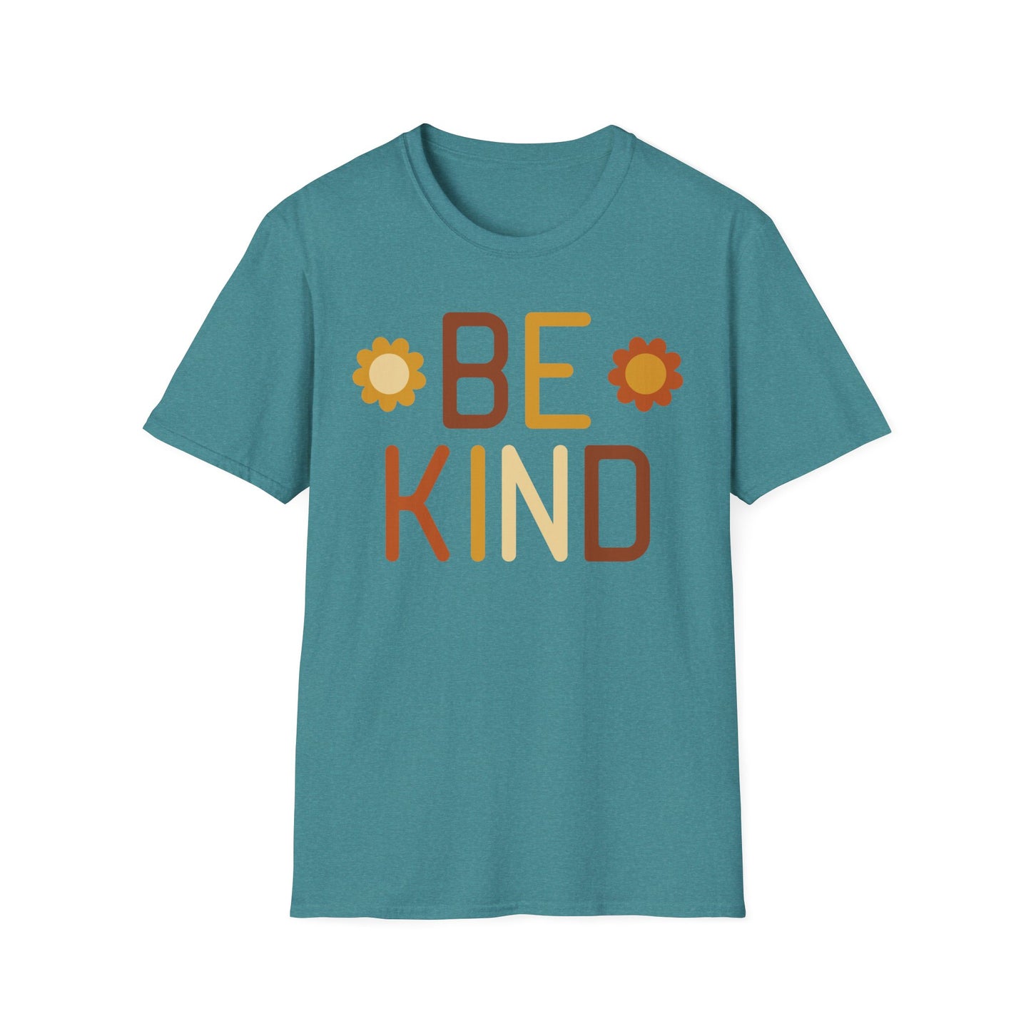 Be Kind Unisex Softstyle T-Shirt - Positive Vibes Casual Wear