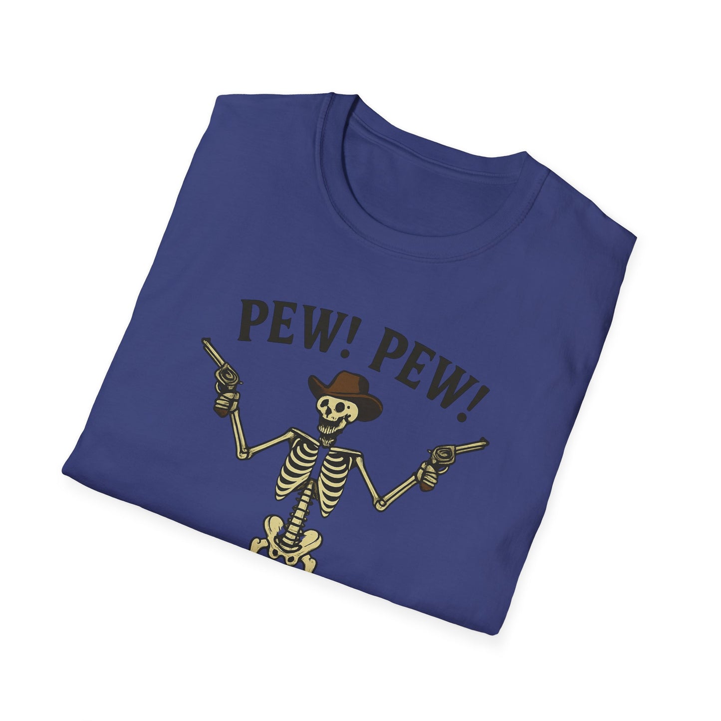 Pew Pew Skeleton Softstyle T-Shirt