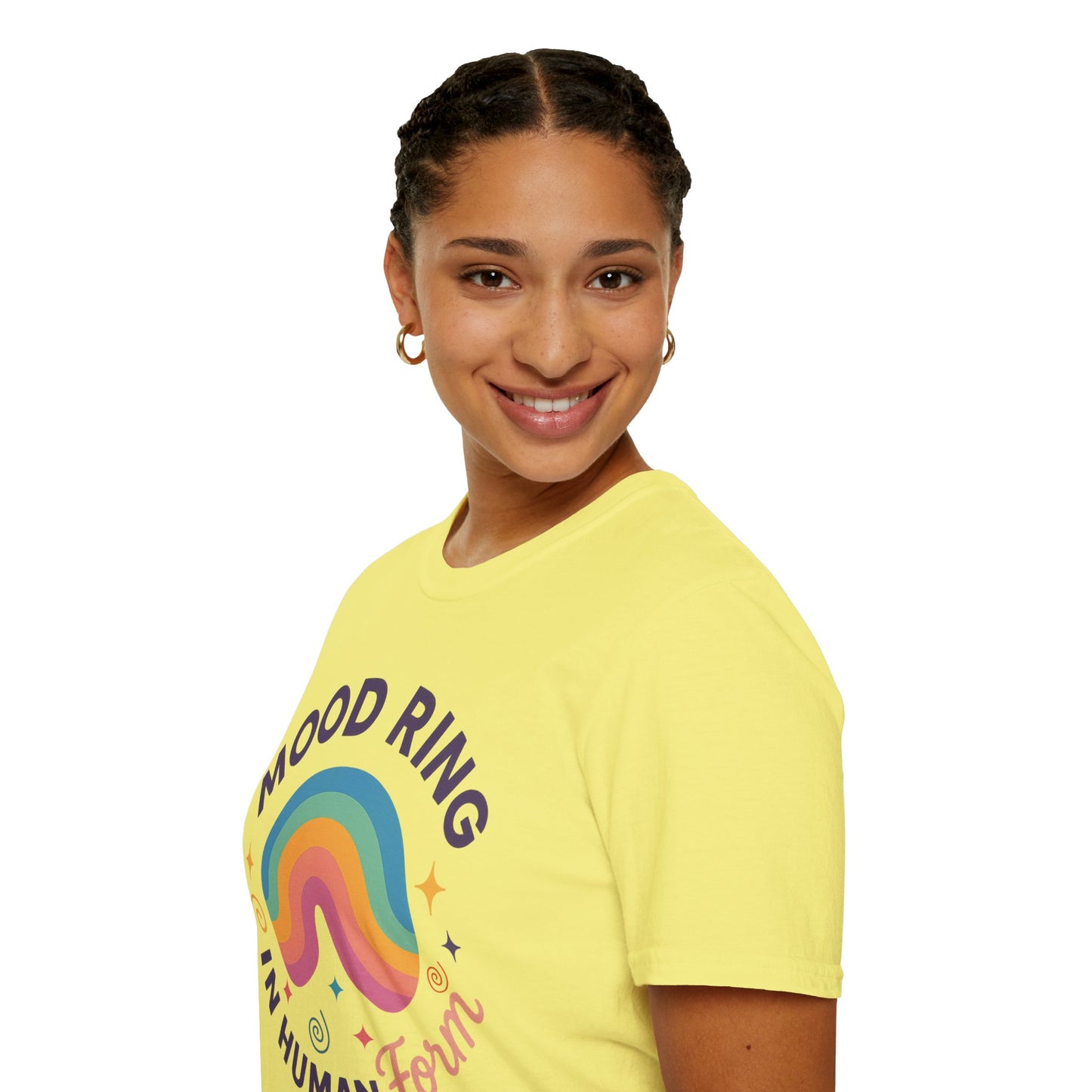 Mood Ring In Human Form -  Fun & Colorful Tee for Positive Vibes