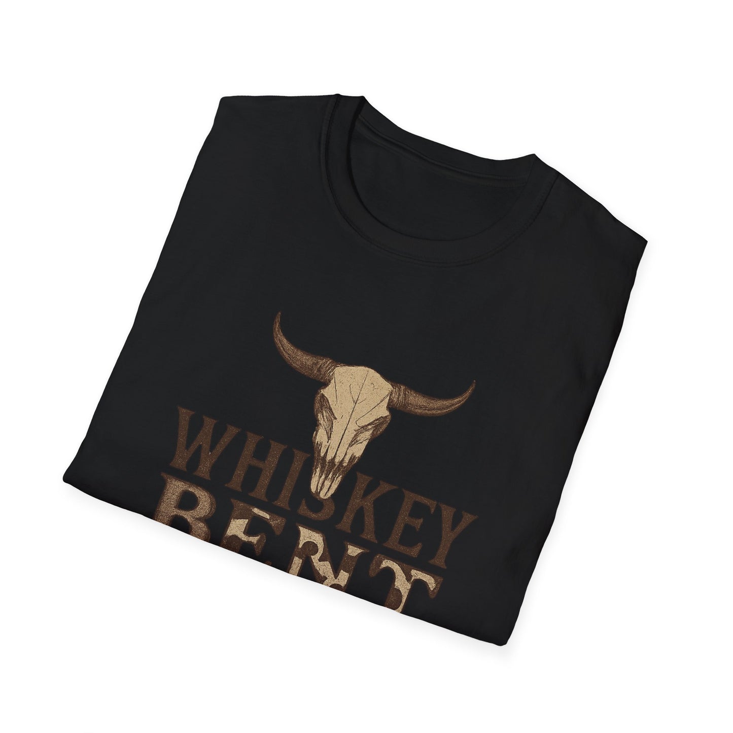 Whiskey Bent and Hell Bound Unisex Softstyle T-Shirt