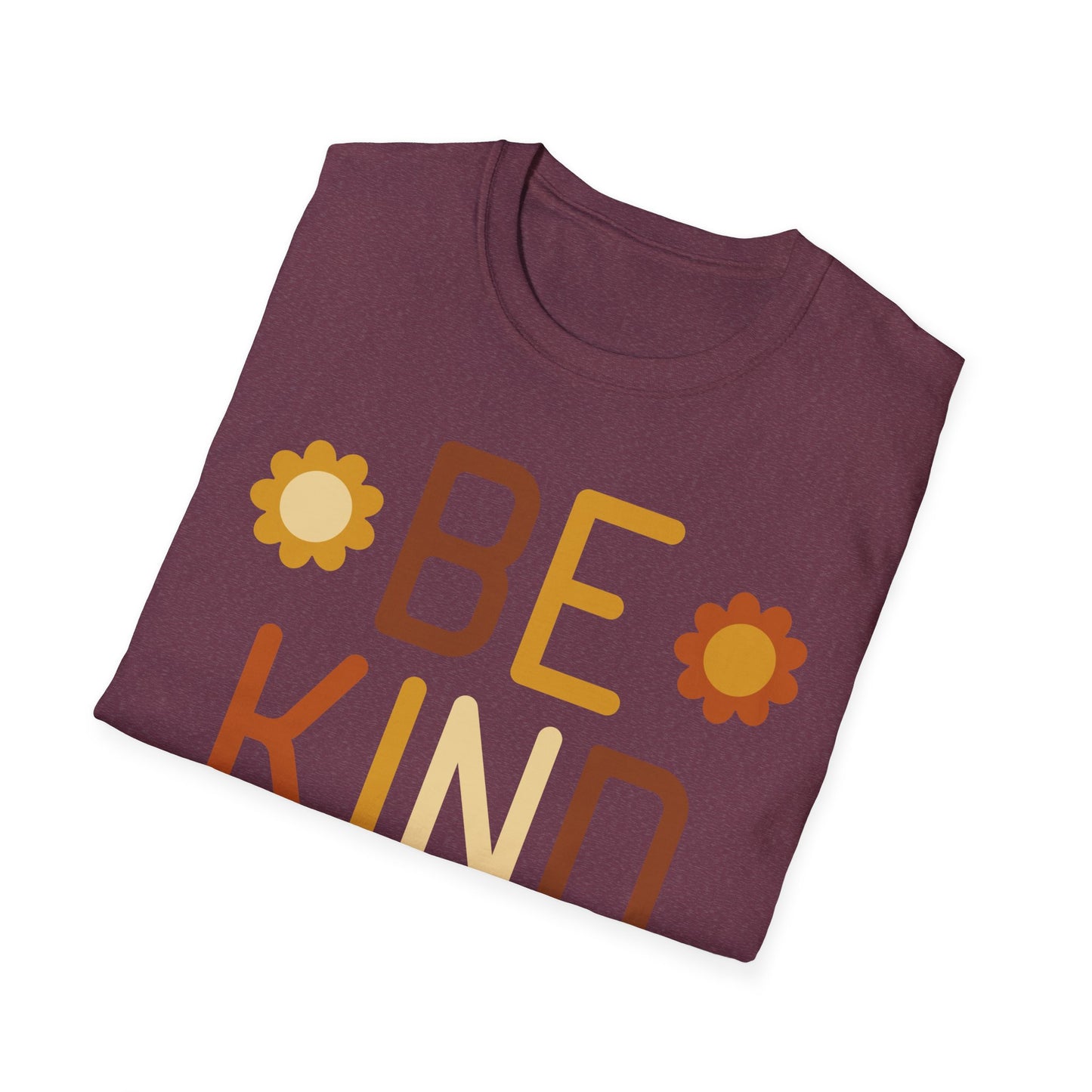 Be Kind Unisex Softstyle T-Shirt - Positive Vibes Casual Wear