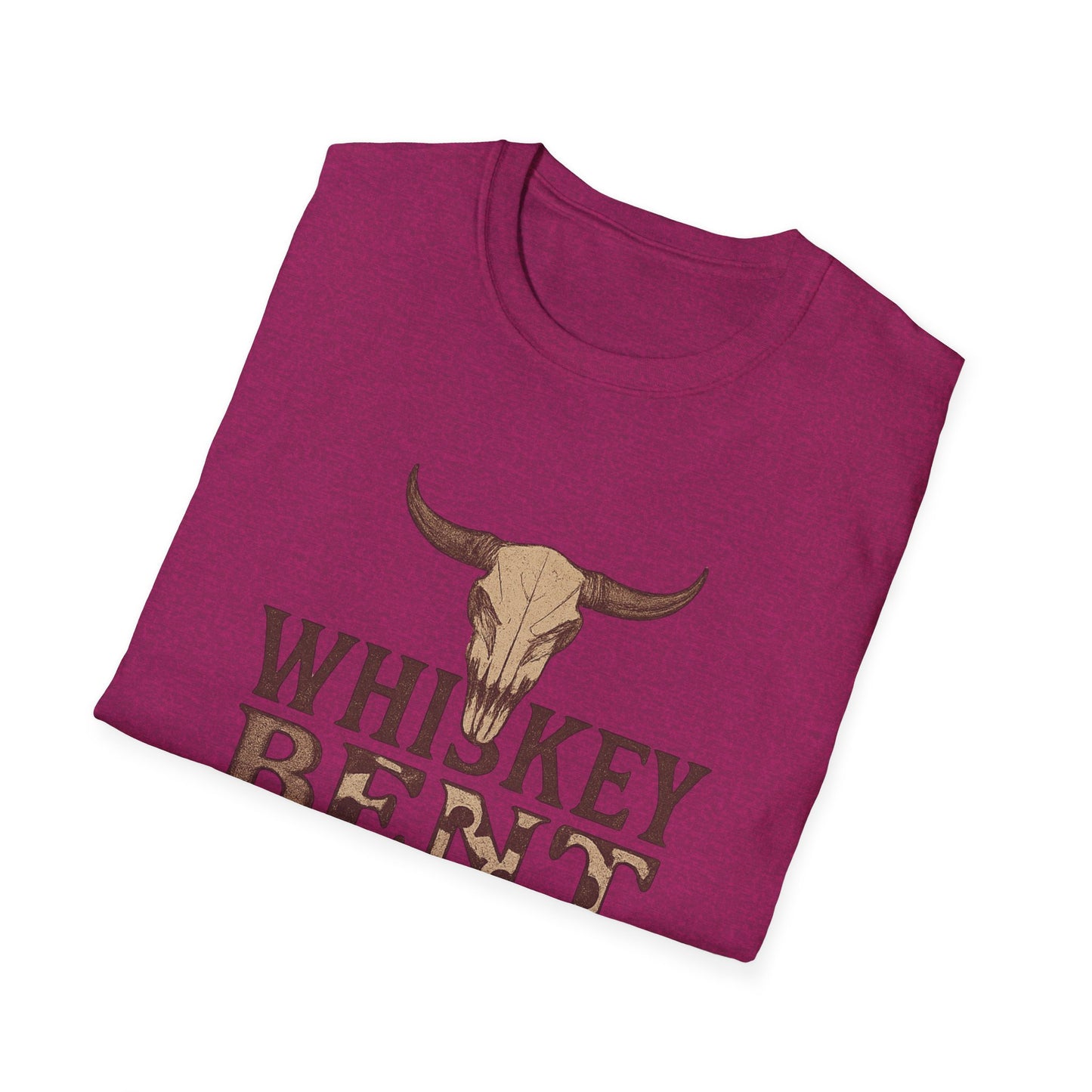 Whiskey Bent and Hell Bound Unisex Softstyle T-Shirt