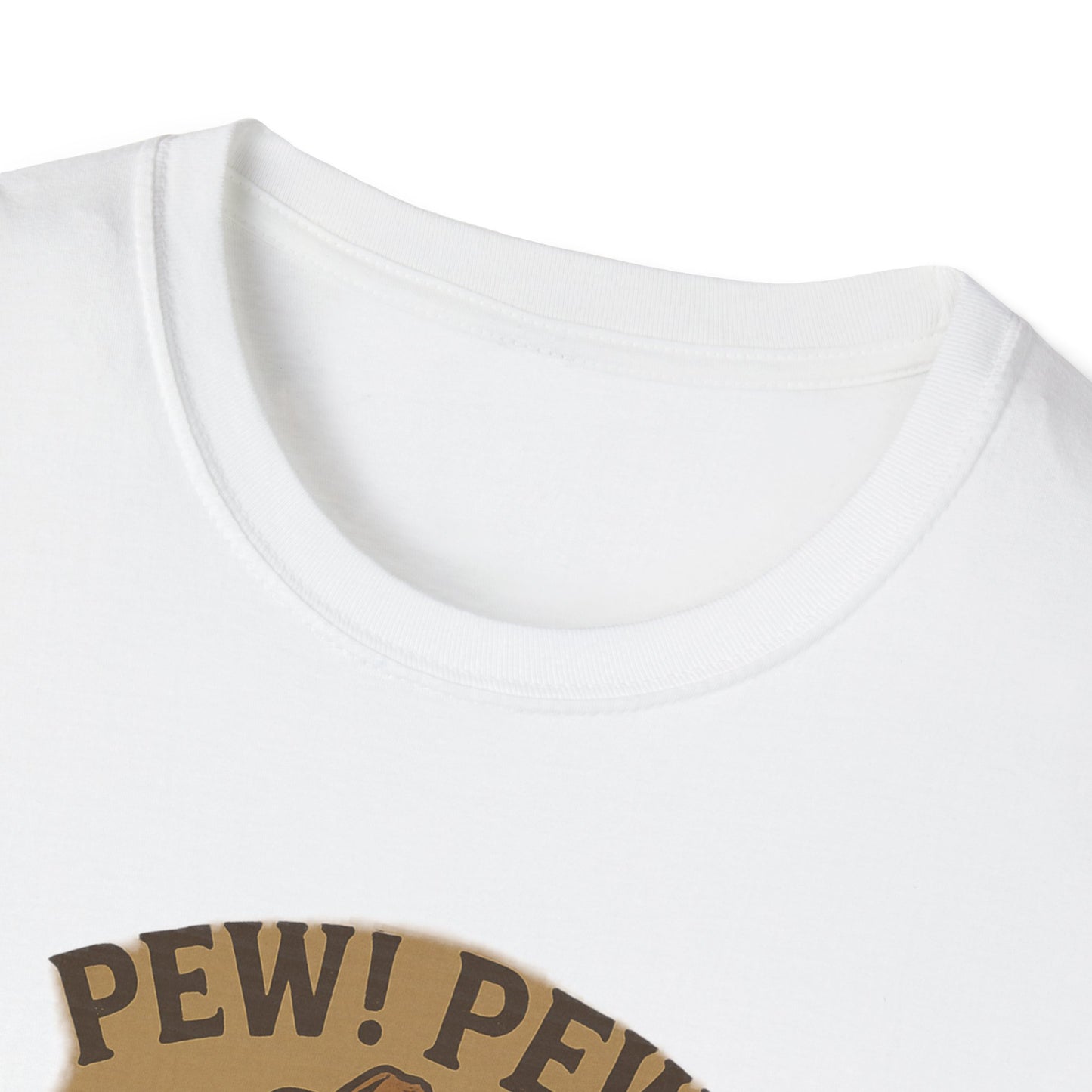 Vintage Western Skeleton T-Shirt - Pew! Pew! Gun Show Tee