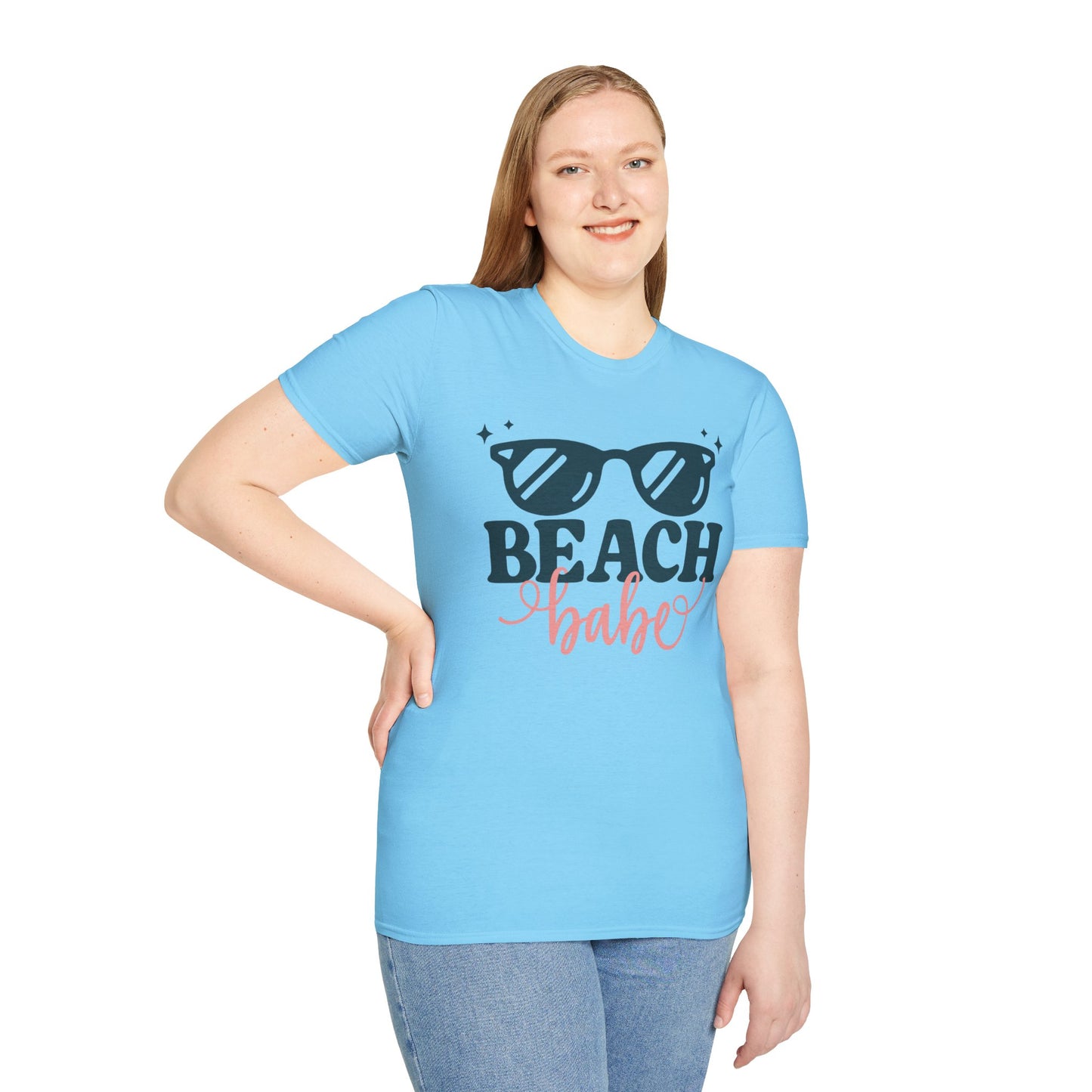 Beach Babe Unisex Softstyle T-Shirt - Perfect for Summer Vibes