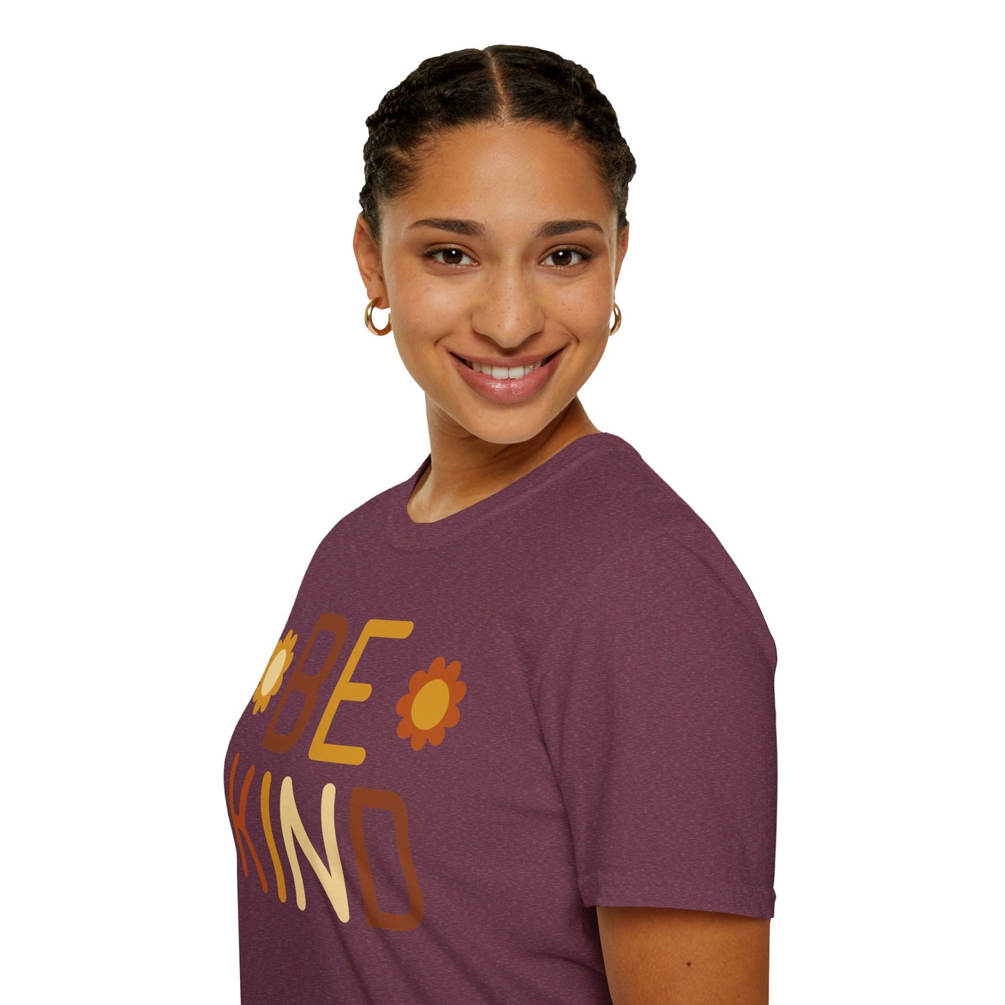 Be Kind Unisex Softstyle T-Shirt - Positive Vibes Casual Wear