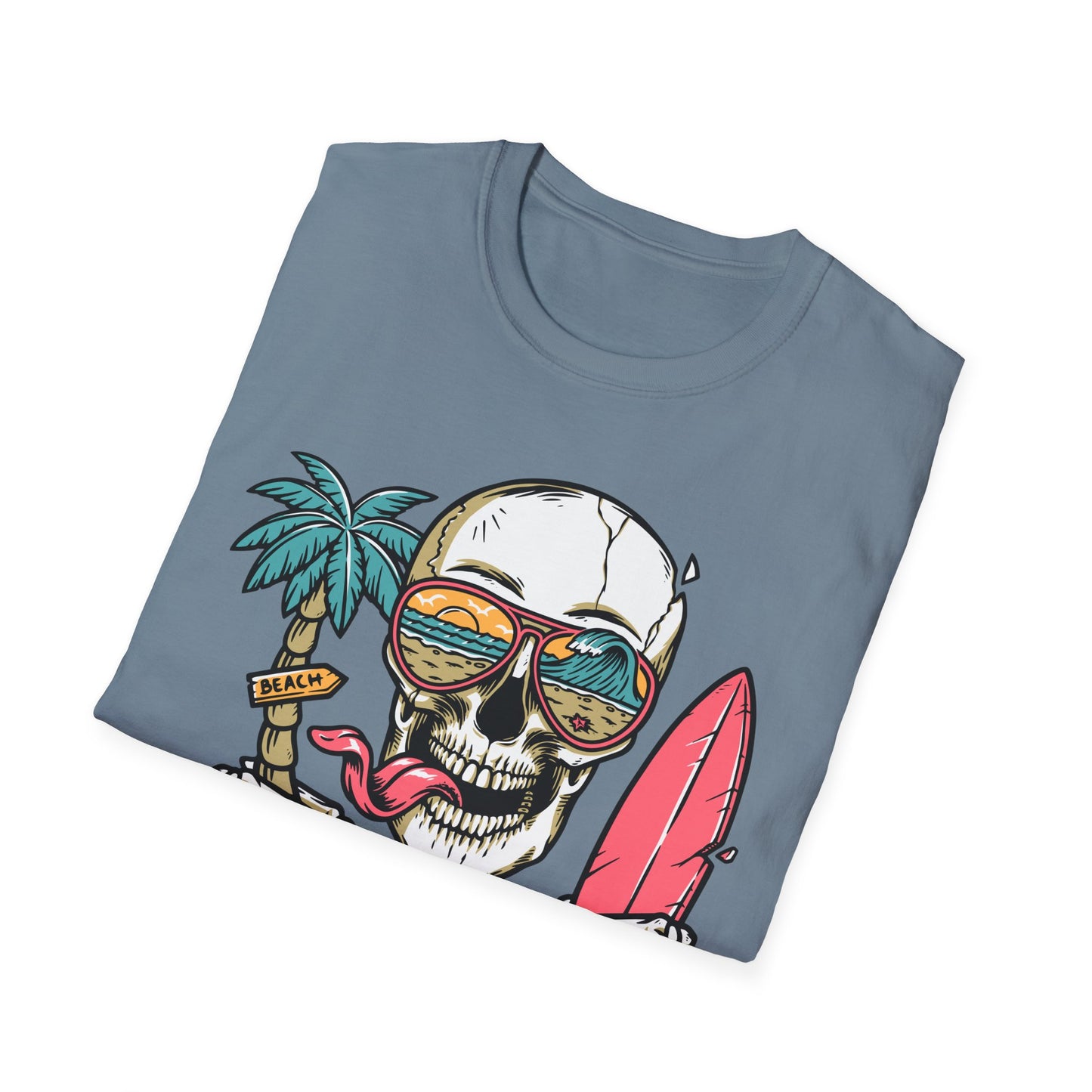 Beach Skull Graphic T-Shirt