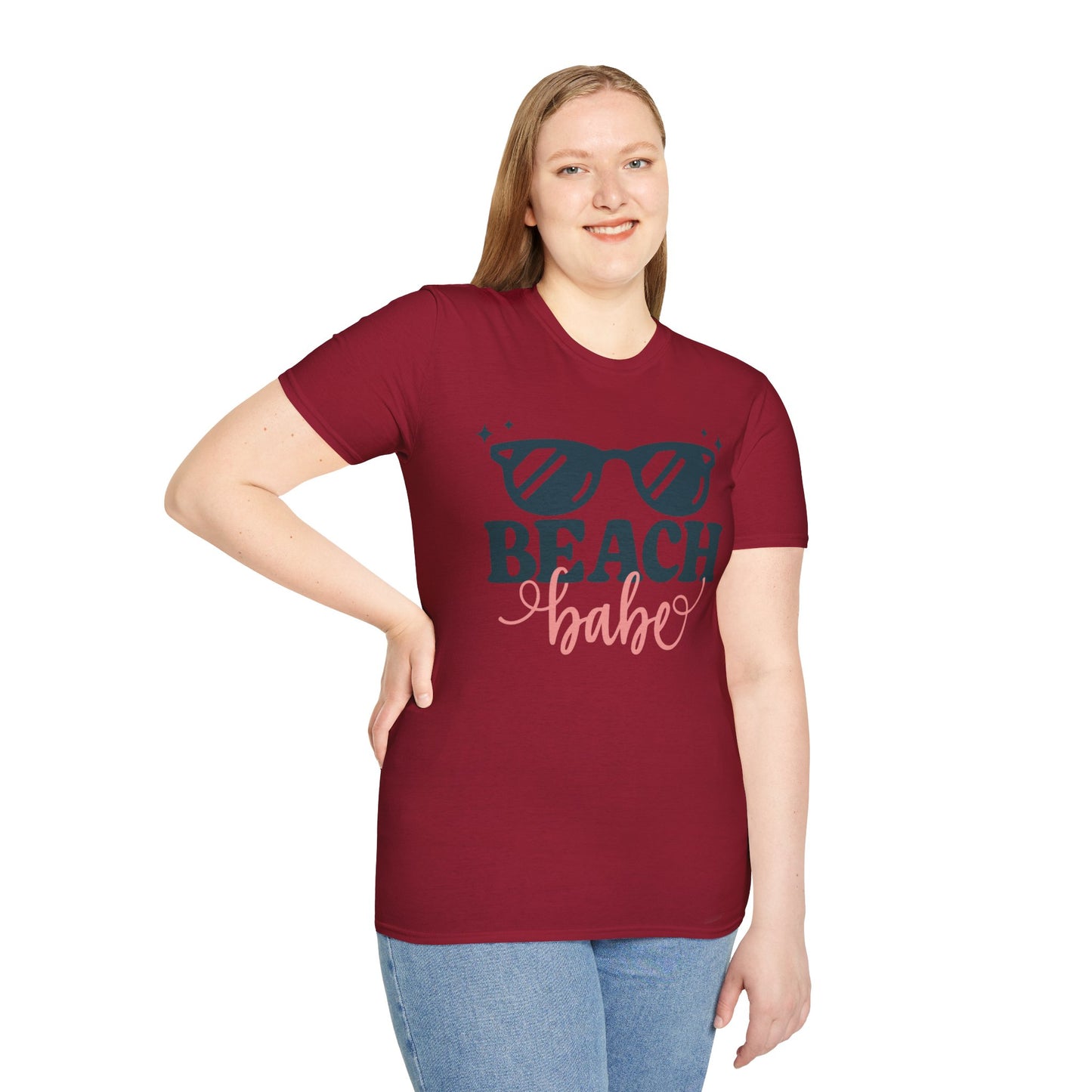 Beach Babe Unisex Softstyle T-Shirt - Perfect for Summer Vibes