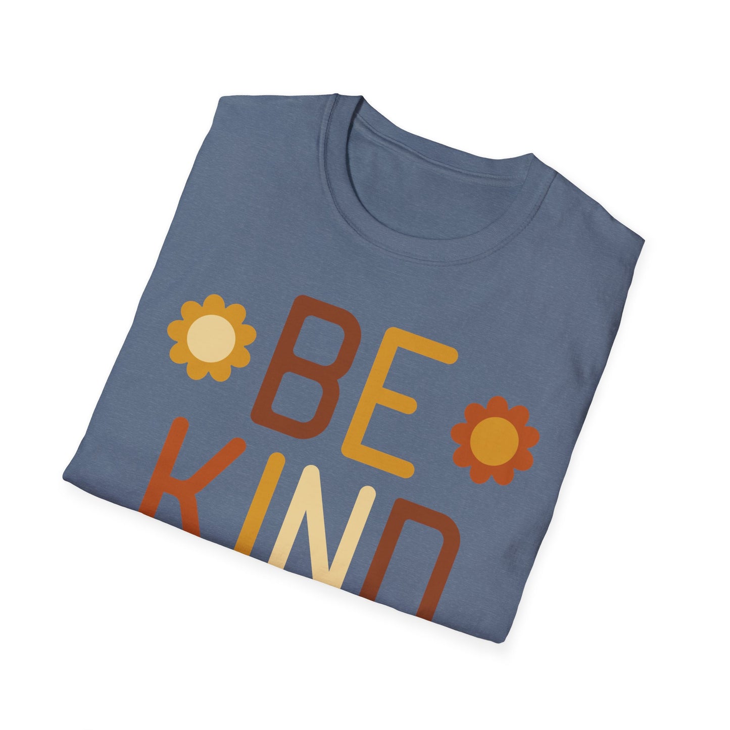 Be Kind Unisex Softstyle T-Shirt - Positive Vibes Casual Wear