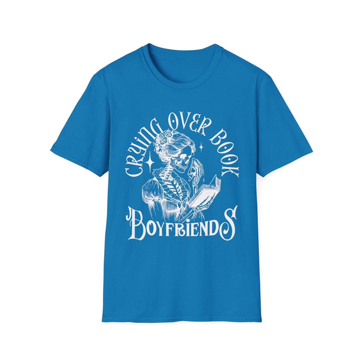 Crying Over Book Boyfriends T-Shirt - Perfect for Book Lovers