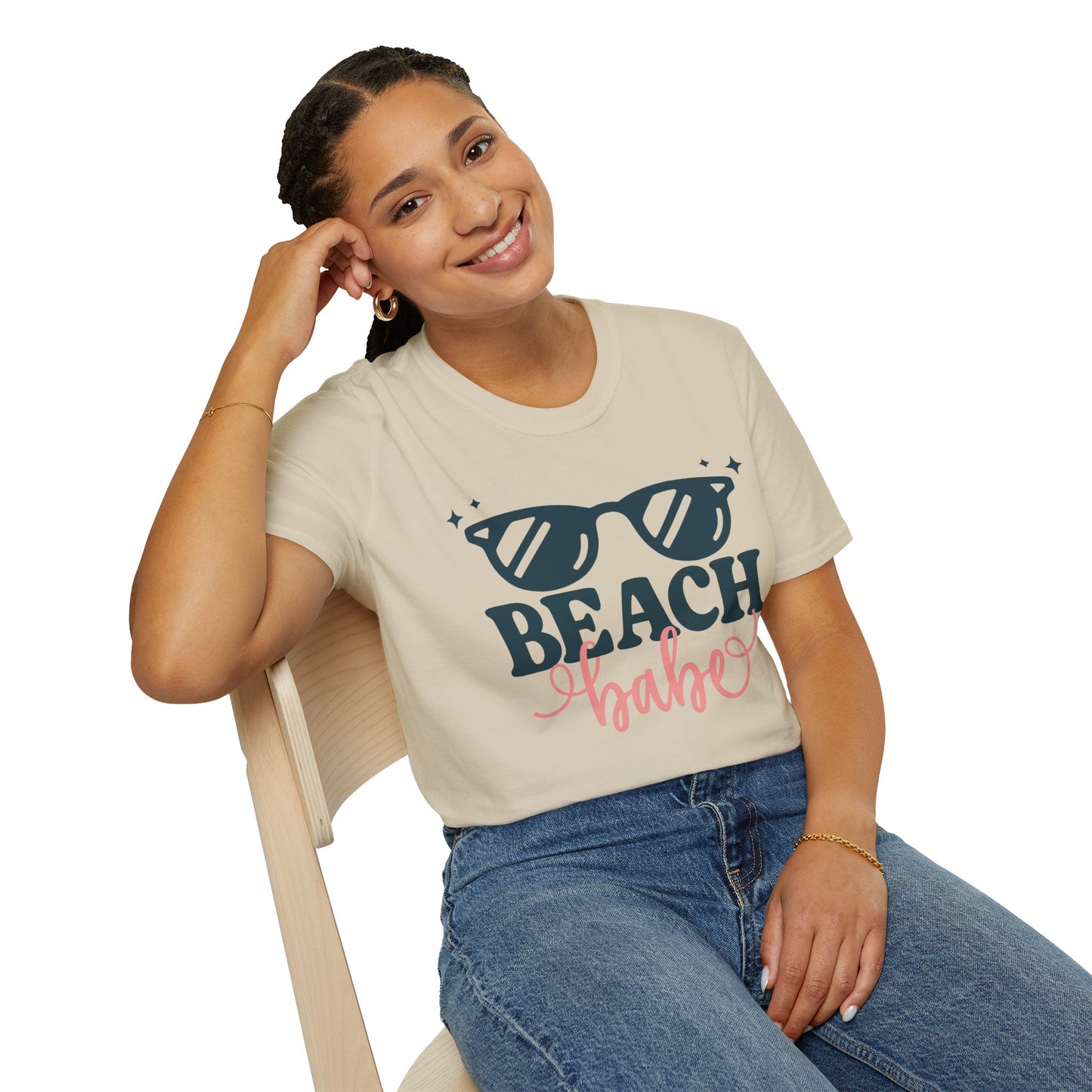 Beach Babe Unisex Softstyle T-Shirt - Perfect for Summer Vibes