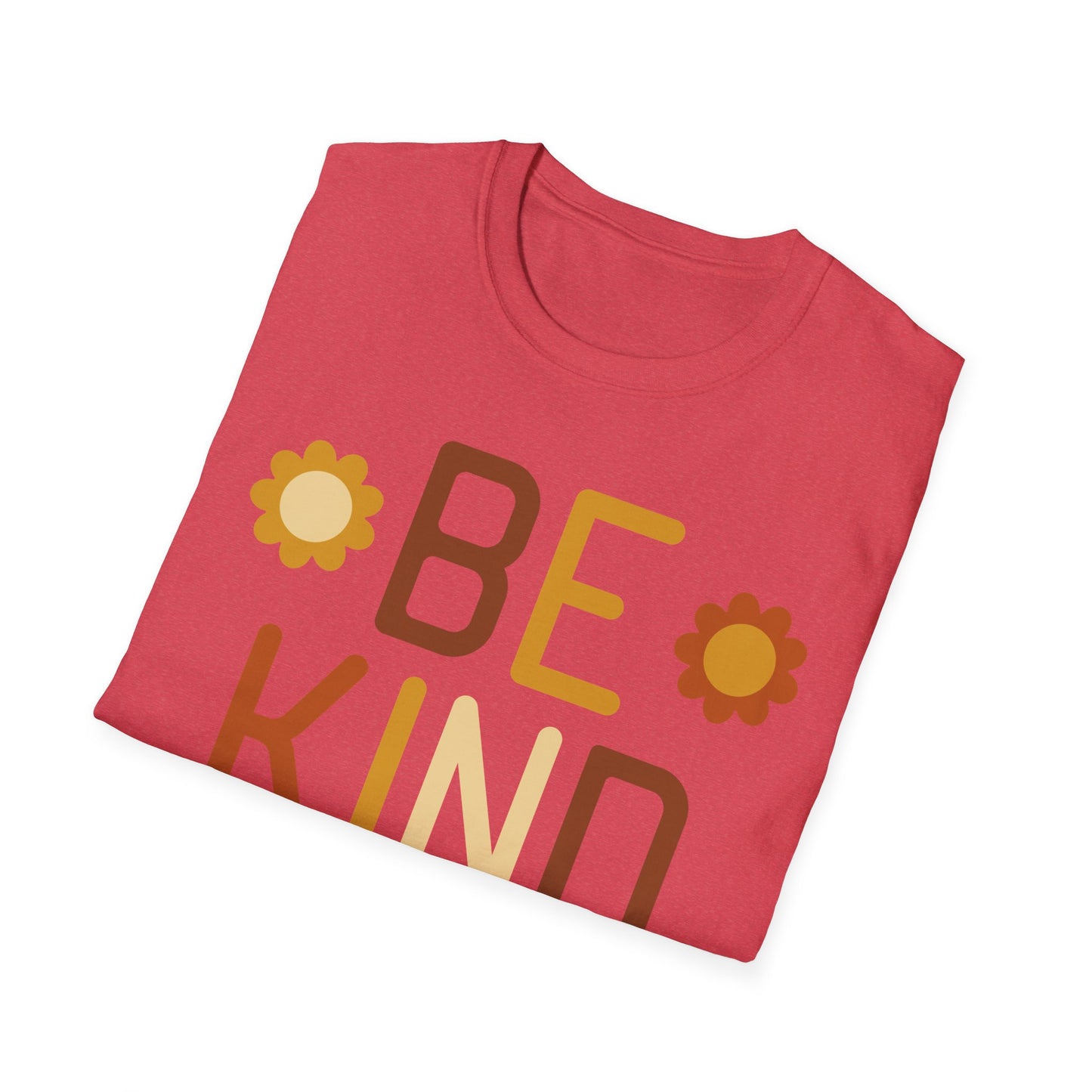 Be Kind Unisex Softstyle T-Shirt - Positive Vibes Casual Wear