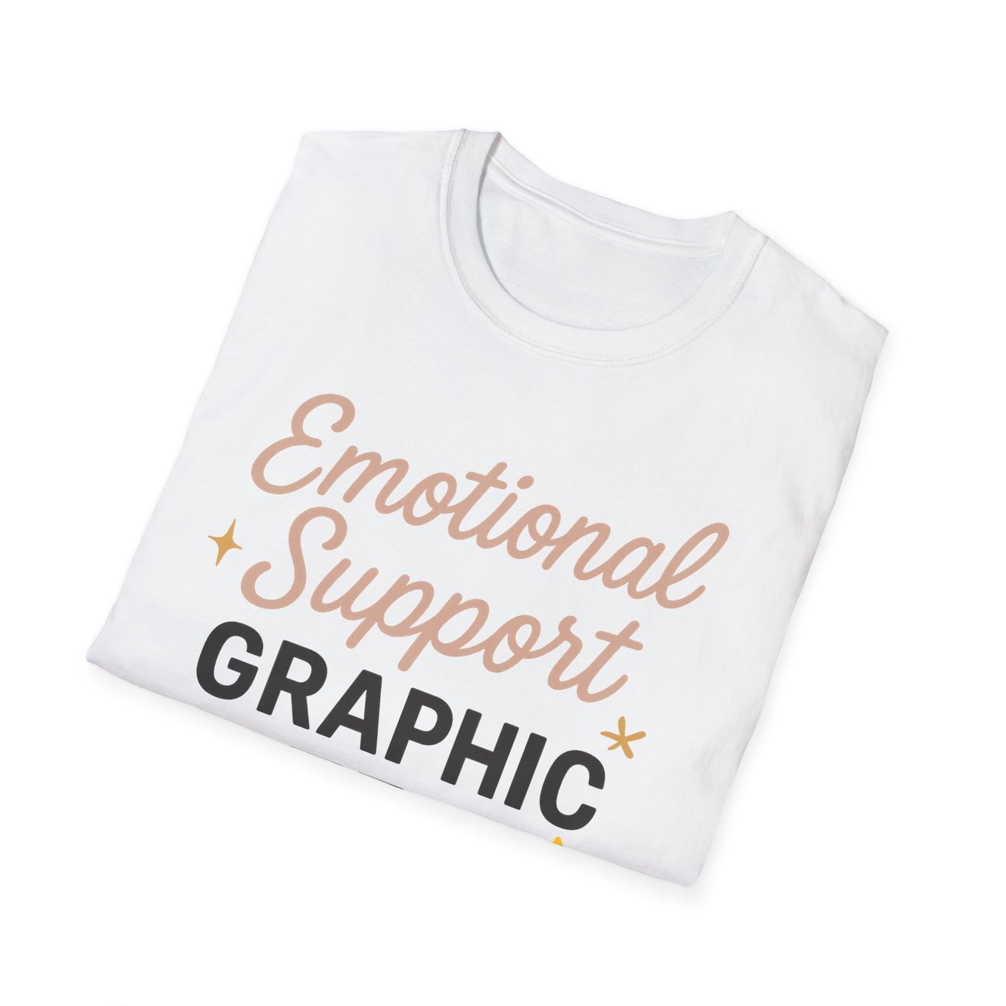 Emotional Support Graphic T-Shirt for Positivity Lovers