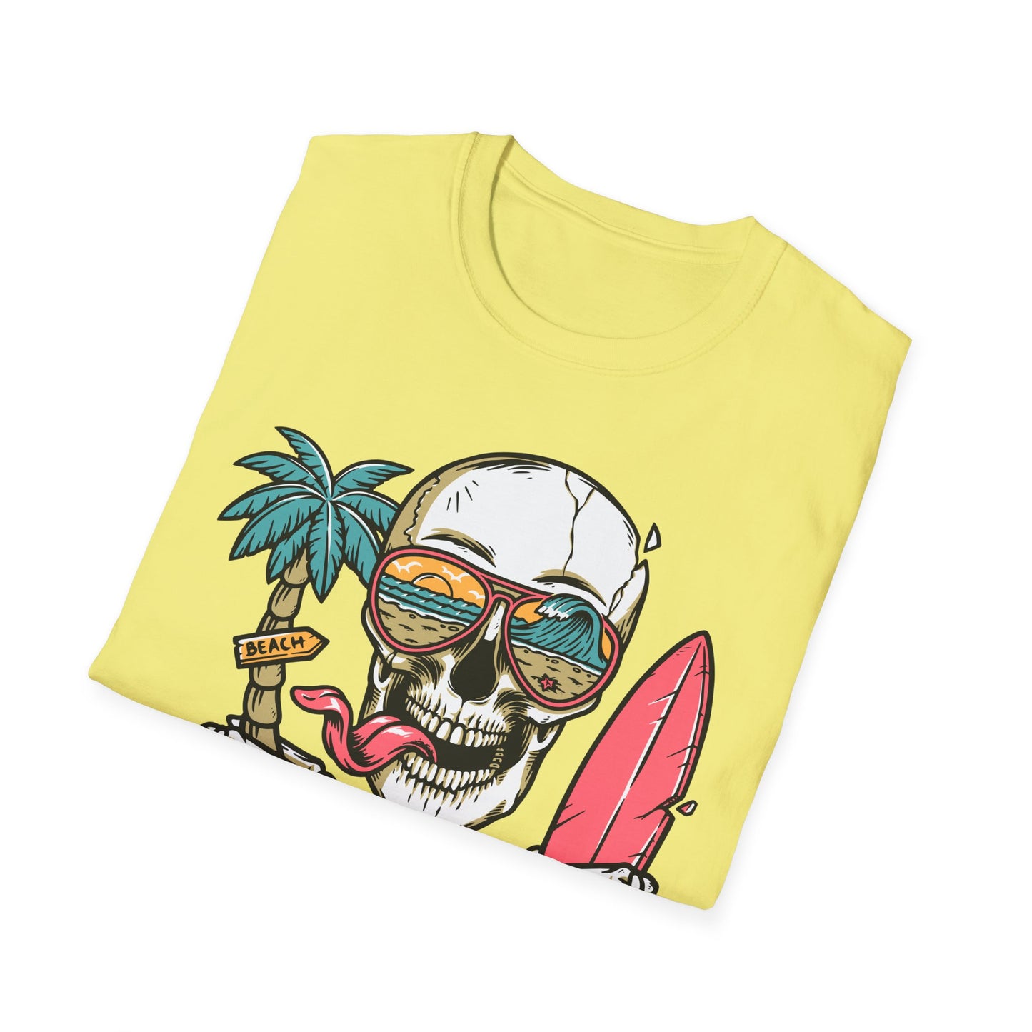 Beach Skull Graphic T-Shirt