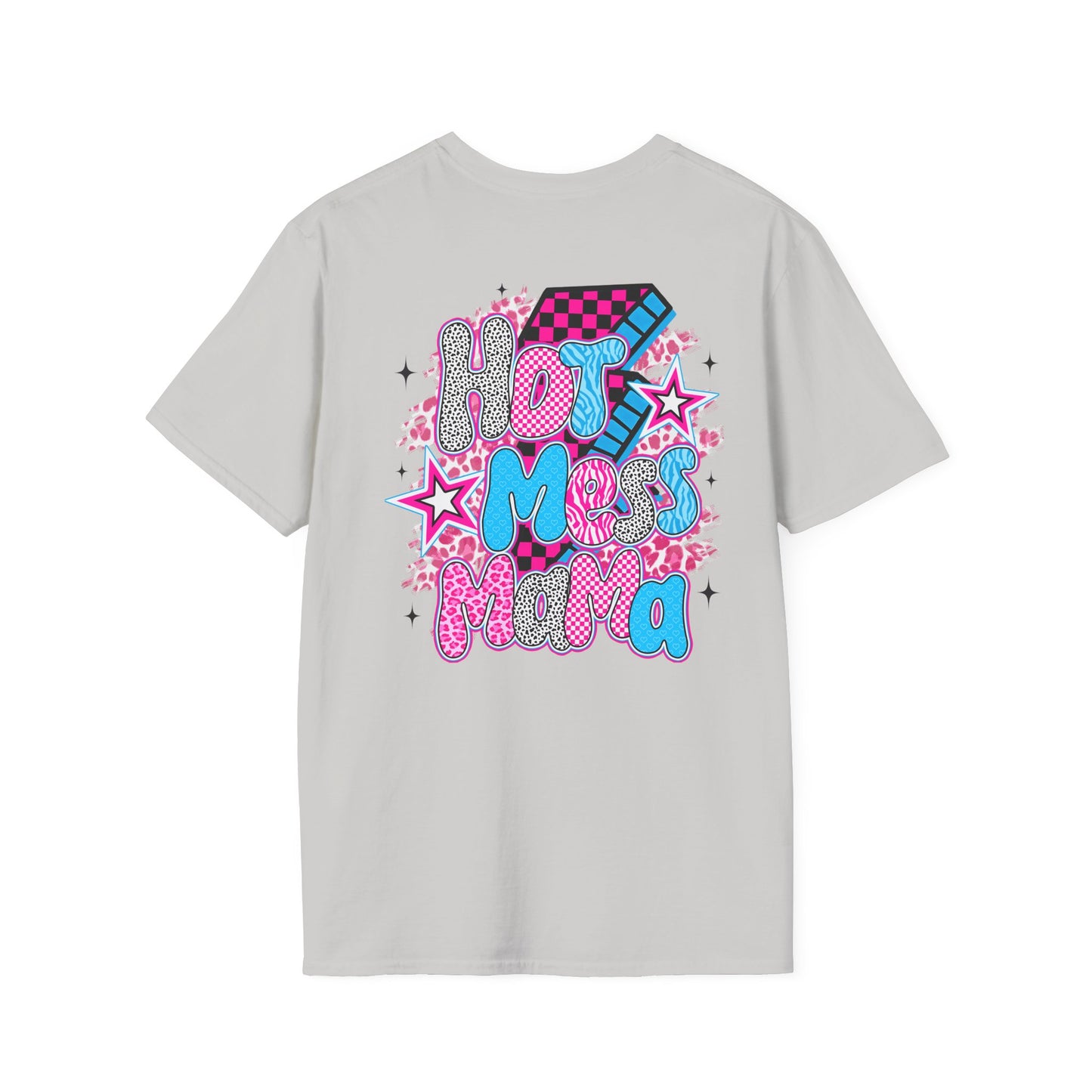 Hot Mess Vibes Fun Graphic Tee