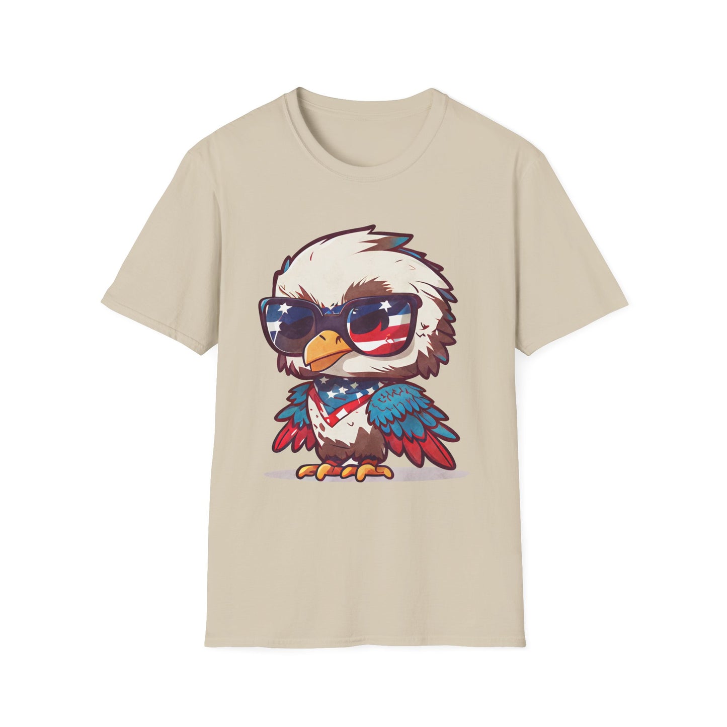 Patriotic Eagle Graphic T-Shirt